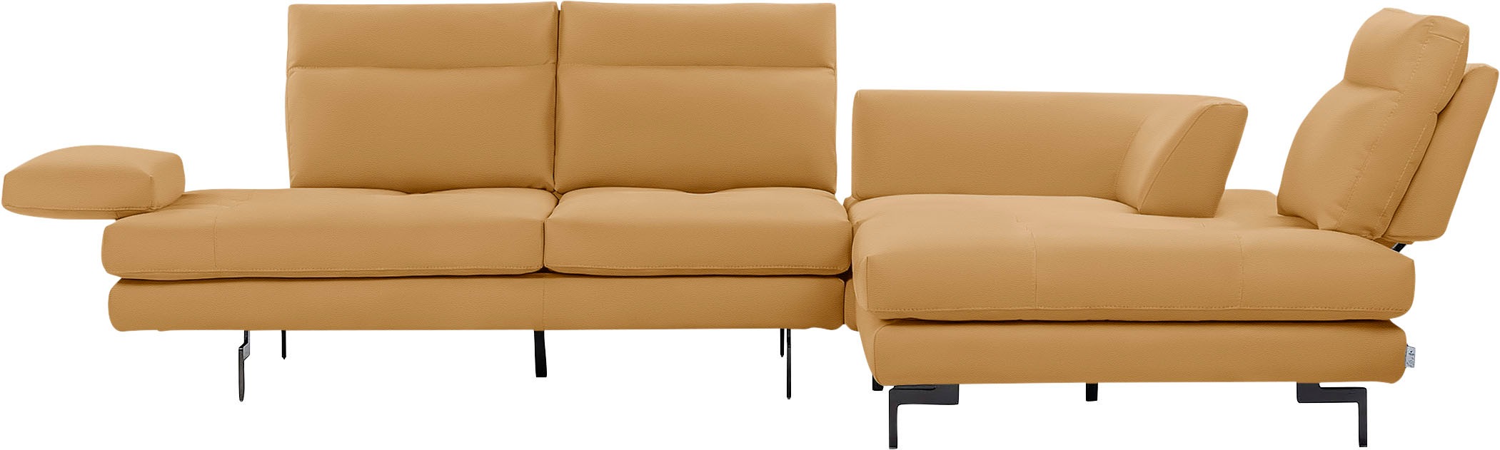 CALIA ITALIA Ecksofa "Toby Wing, Komfortsofa mit Sitzkomfort der Extraklass günstig online kaufen