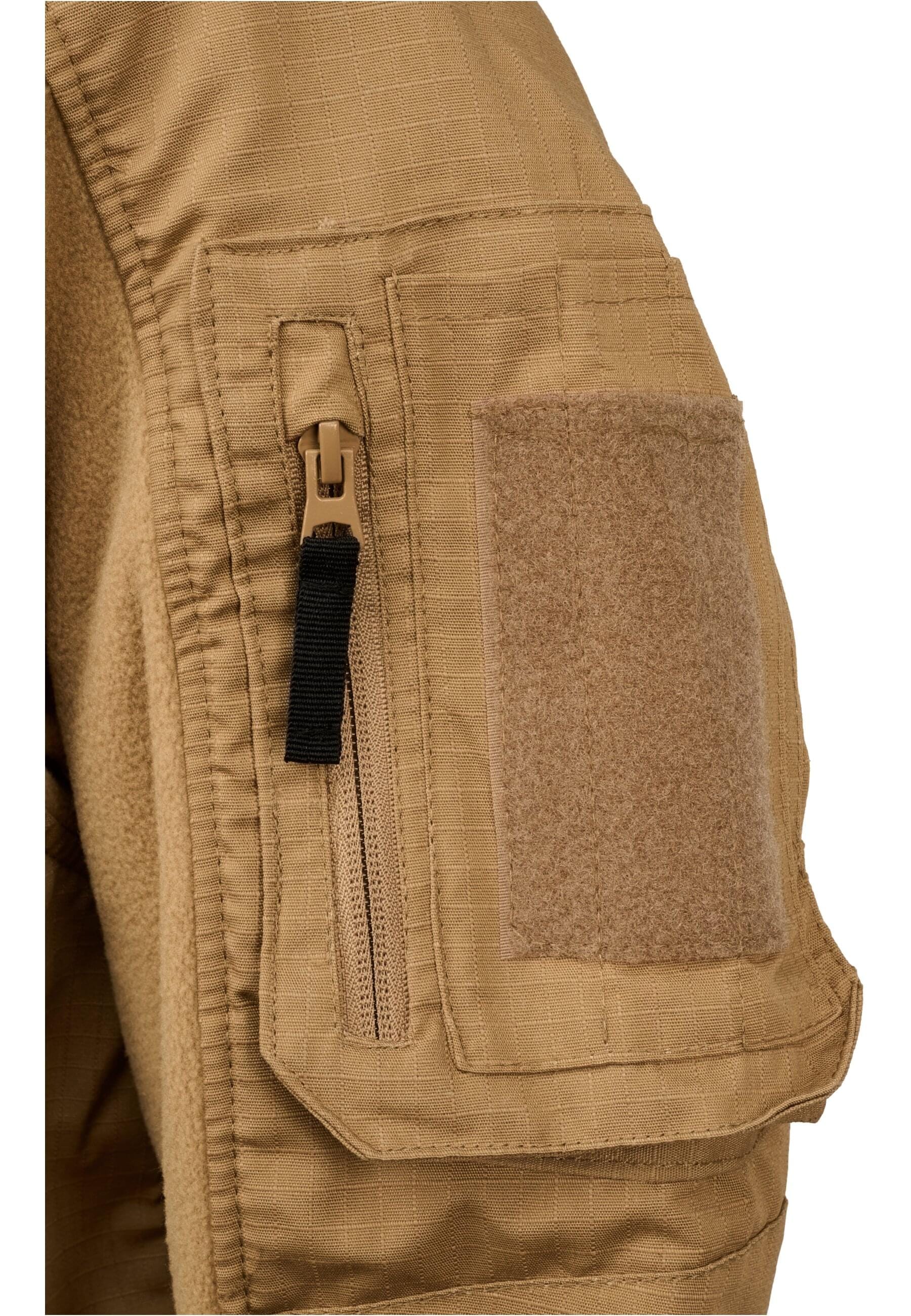 Brandit Allwetterjacke »Brandit Herren Fleecejacket Ripstop«, (1 St.), ohne Kapuze