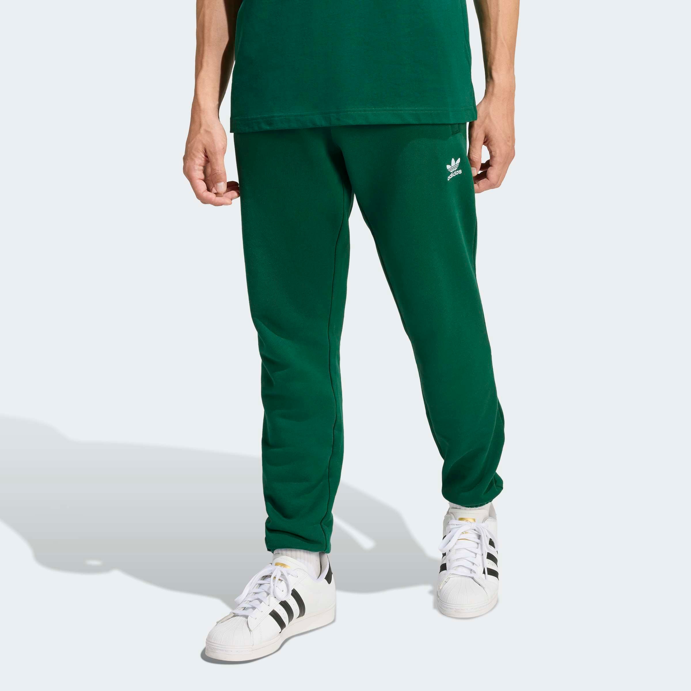adidas Originals Sporthose "TREFOIL ESSENTIALS FRENCH TERRY" für Erwachsene, mit Kordelverschluss, normale Weite, aus Baumwolle