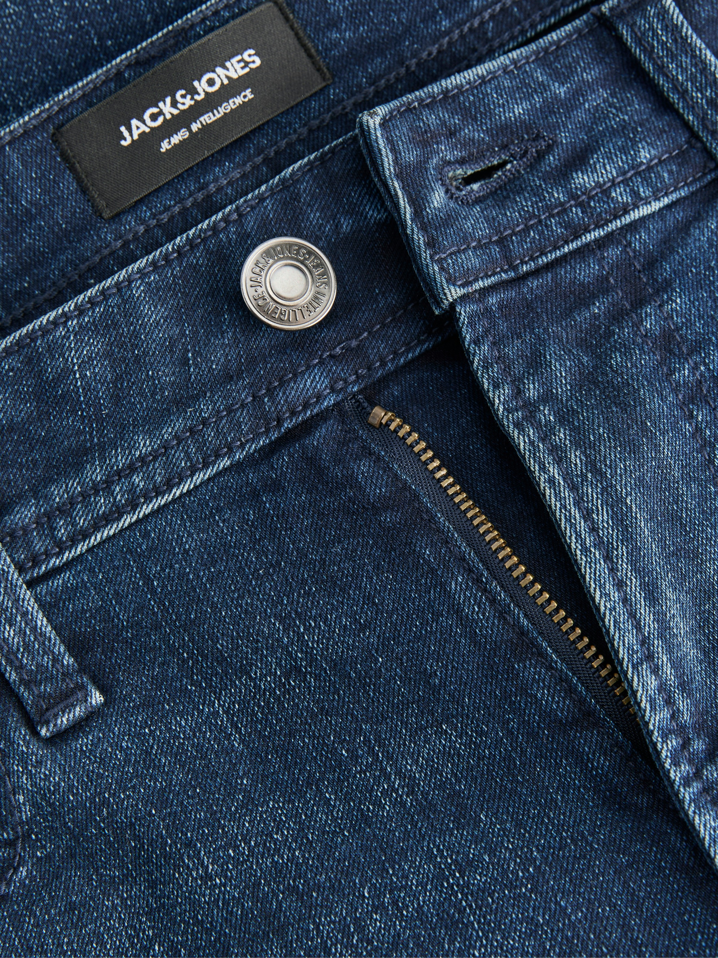 Jack & Jones Straight-Jeans "JJICLARK JJORIGINAL SQ 2" Baumwollmischung, st günstig online kaufen