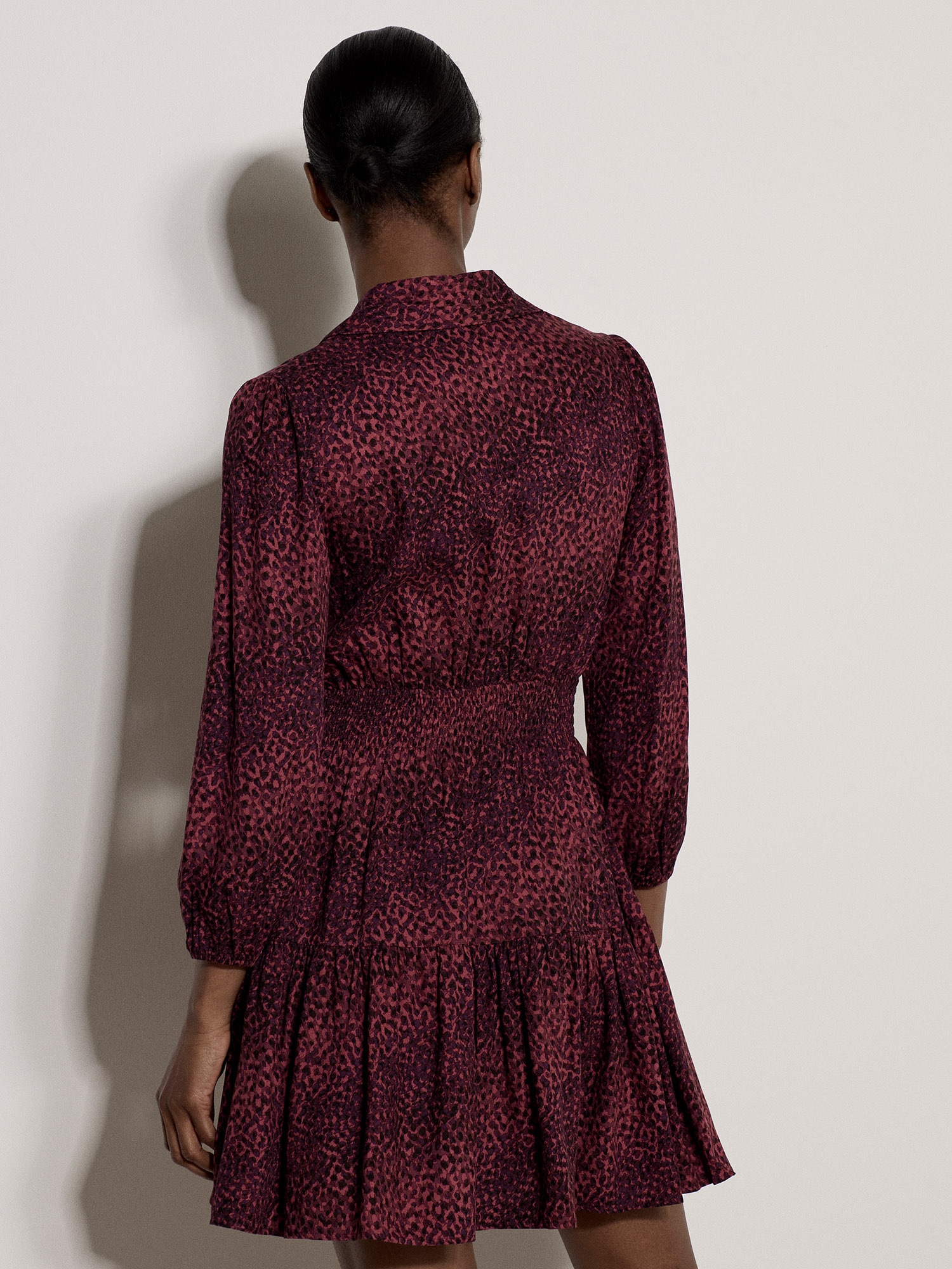 Apricot Minikleid »Minikleid im Hemdstil mit Punktmuster« mit Seitentaschen