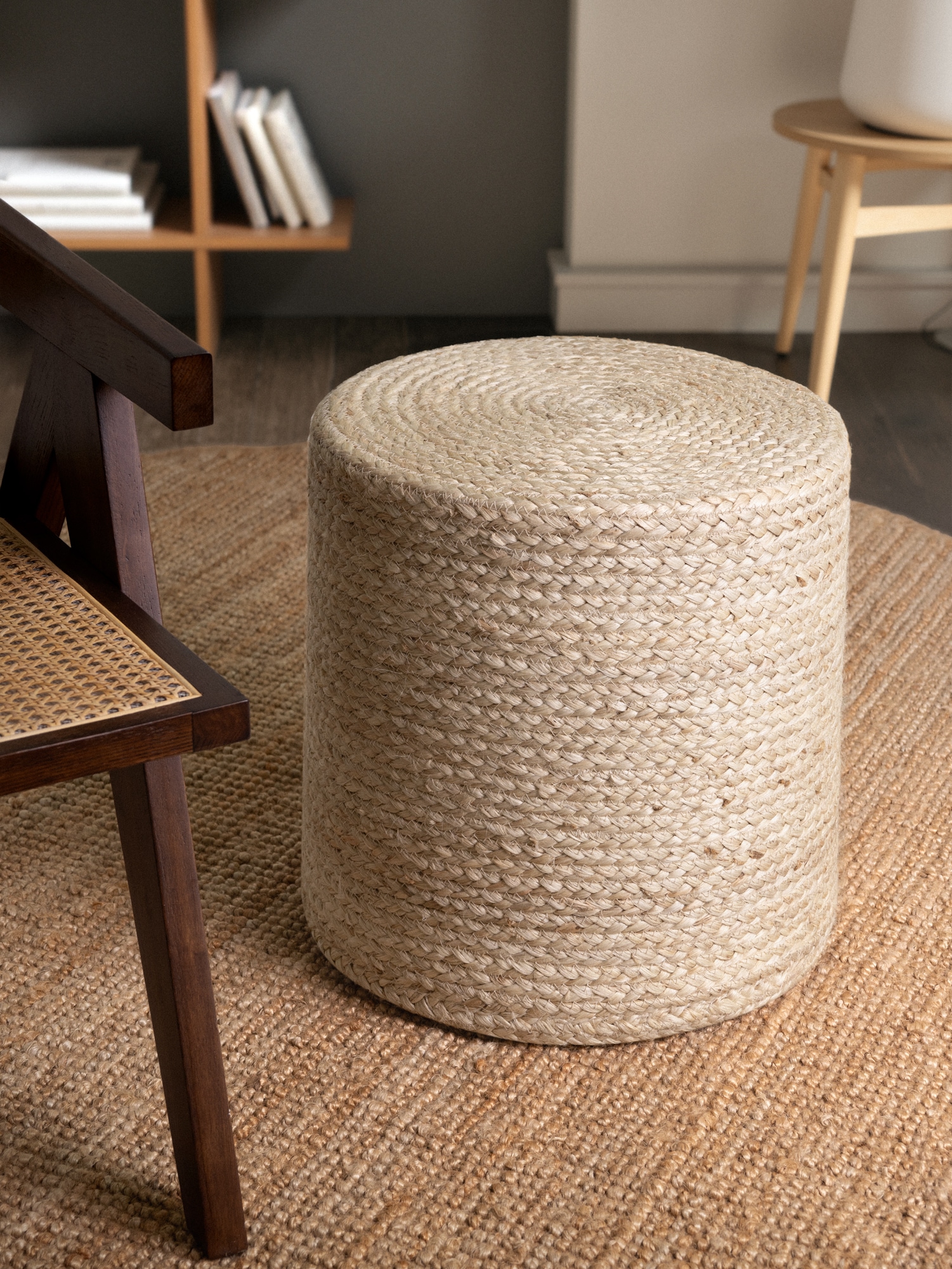 HANSE Home Pouf "Jutta, Jute" 1 Stk. tlg. Jute, Natur, Wohnzimmer, Esszimme günstig online kaufen