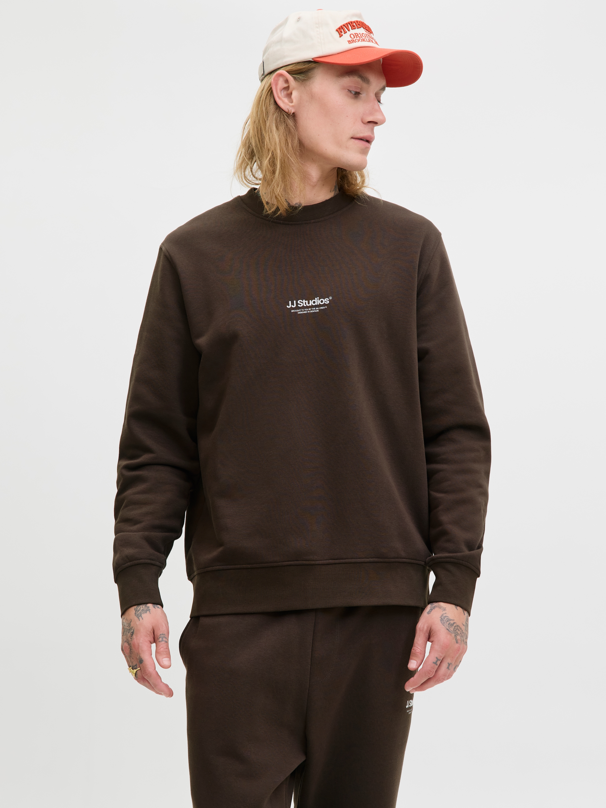 Jack & Jones Herren Sweatshirt JJESOHO SWEAT CREW NECK - Relaxed Fit günstig online kaufen