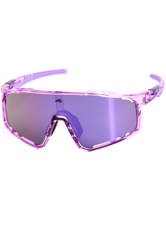F2 Sonnenbrille, Unisex Sportbrille mit Monoscheibe