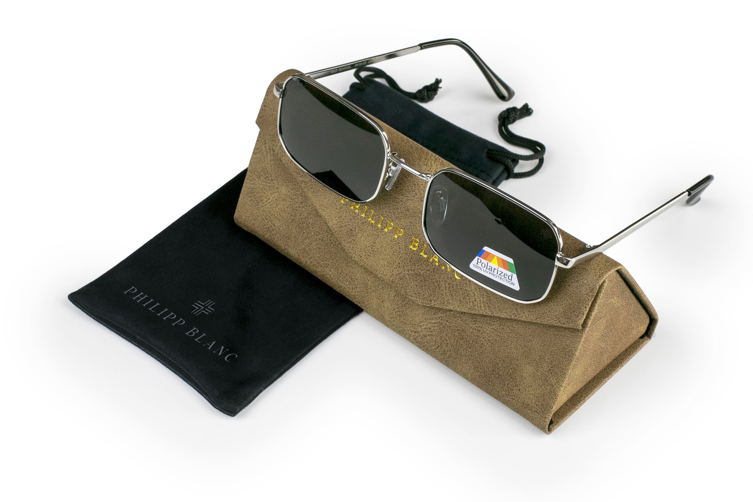 PHILIPP BLANC Sonnenbrille »PA16-02« Glass 0.74MM Polarized Lens UV400，CAT3.0