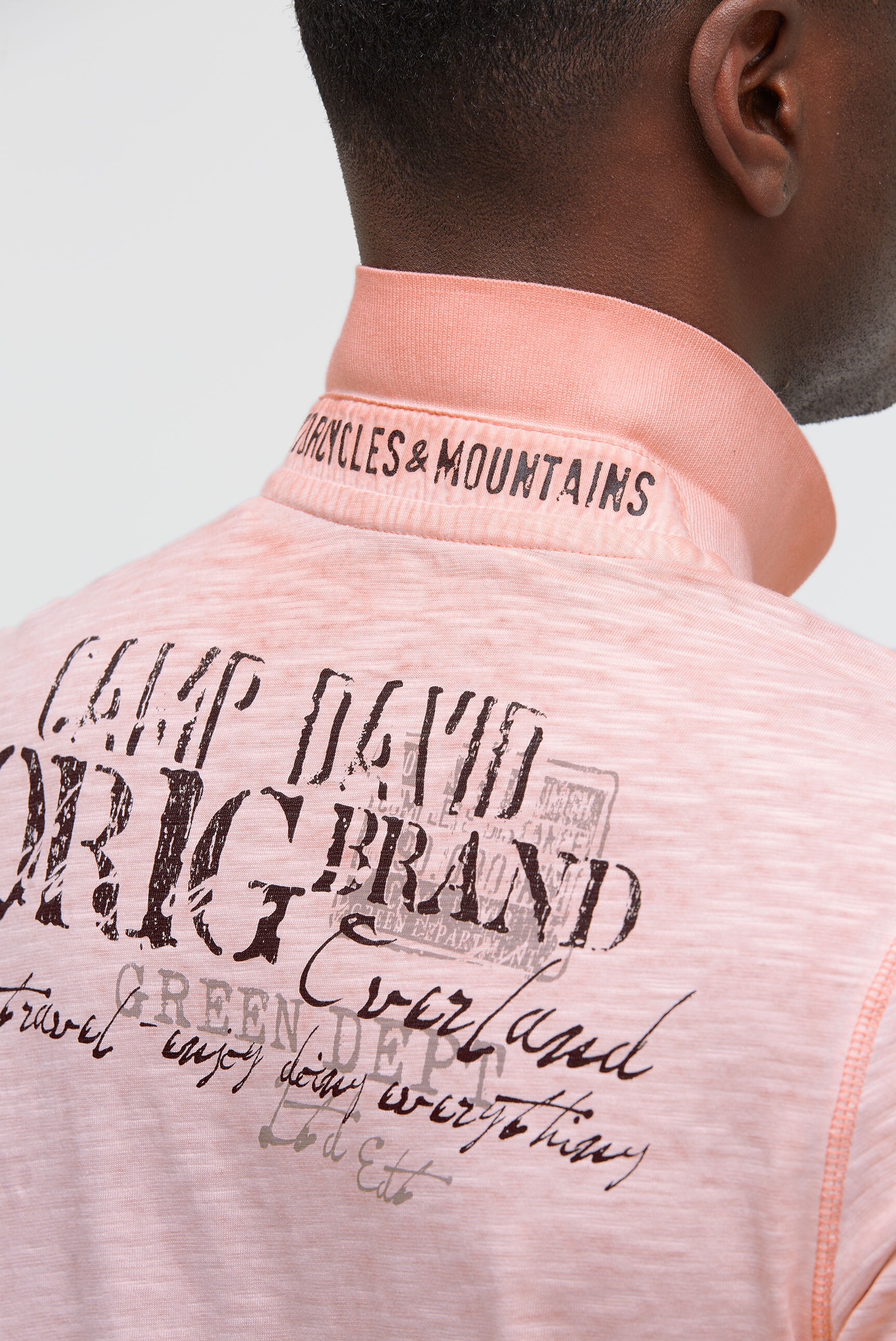 CAMP DAVID Poloshirt mit Vintage-Waschung