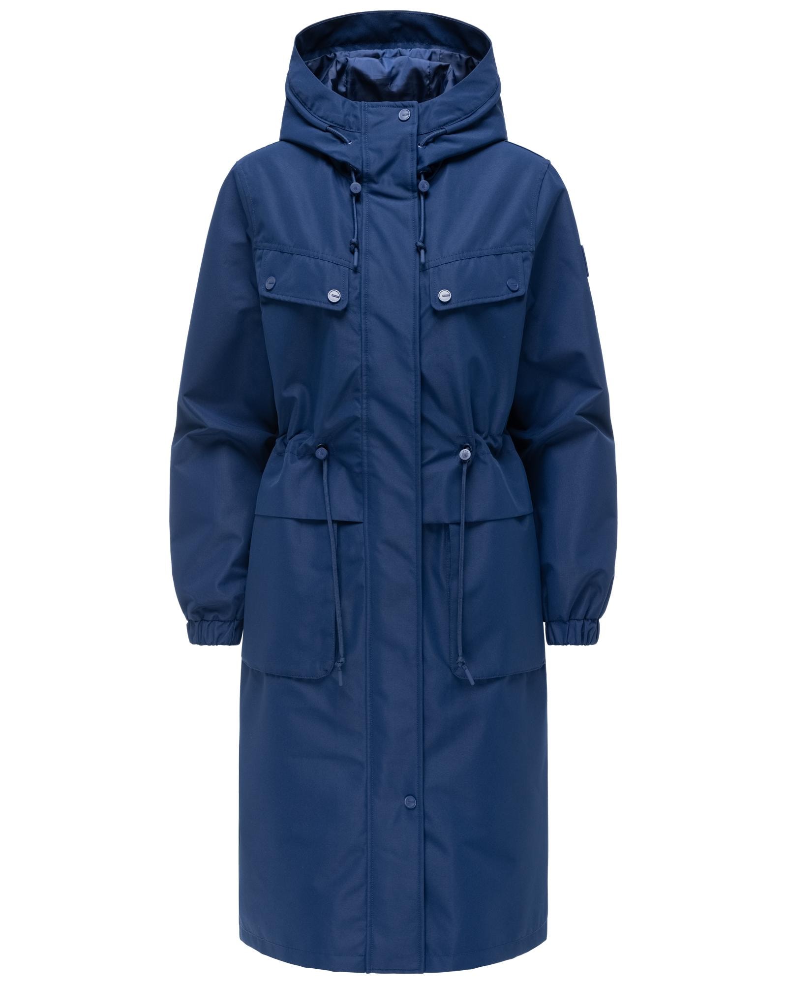 Navahoo Langmantel "Kirschwind 14" Wasserdichter Übergangsmantel mit Brustt günstig online kaufen