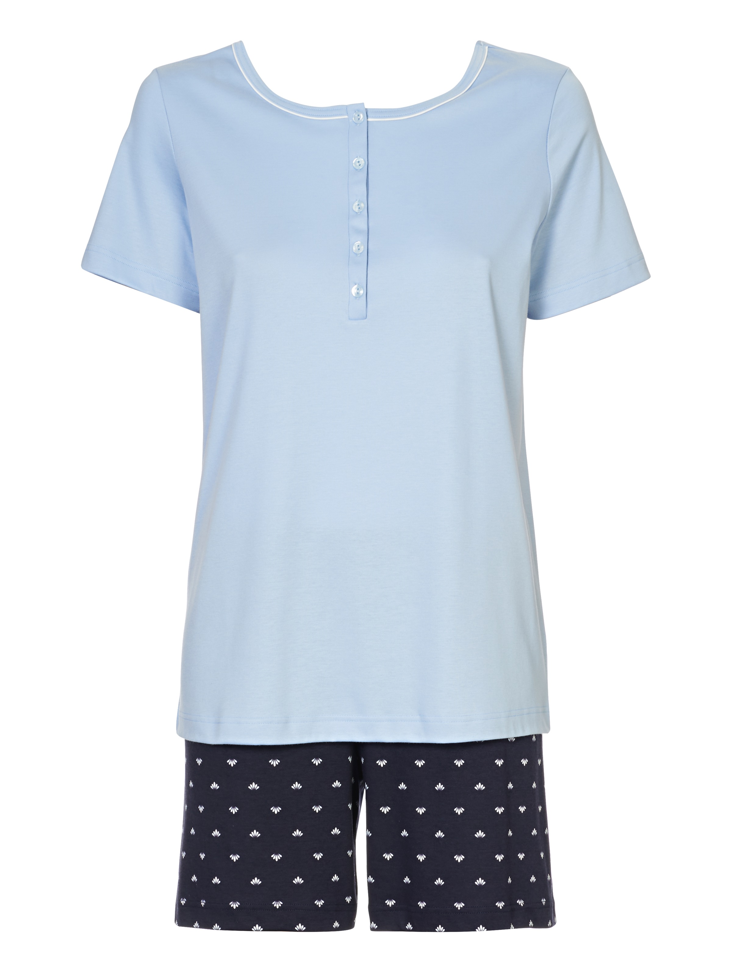 CALIDA Shorty "Night Lovers", (2 tlg.), Interlock-Qualität, Pure Cotton, Ku günstig online kaufen