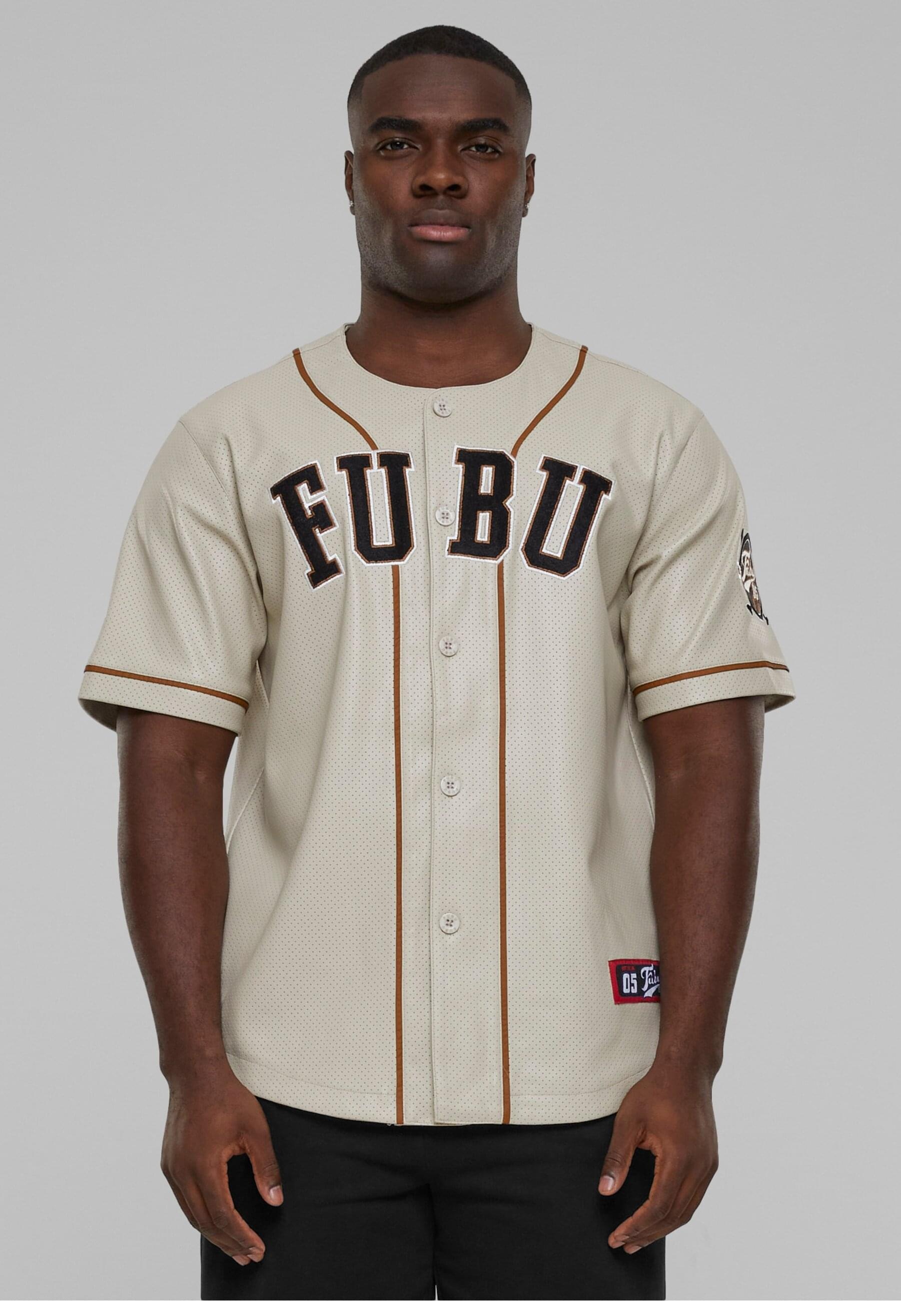 Fubu T-Shirt »Fubu Herren FM233-007-1 FUBU College Leather Baseball Jersey«