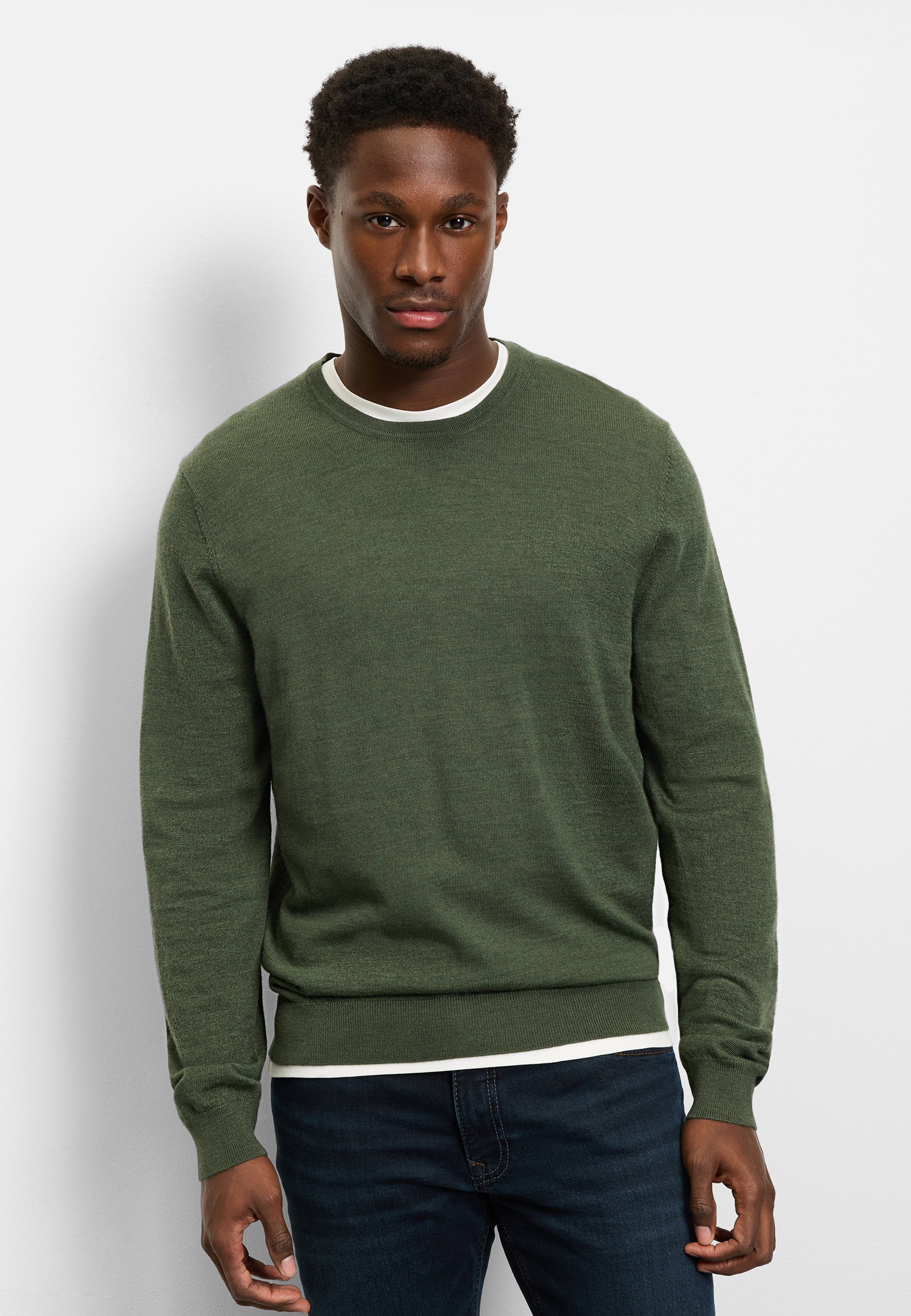 OLYMP Strickpullover "OLYMP Casual Strick, Pullover"