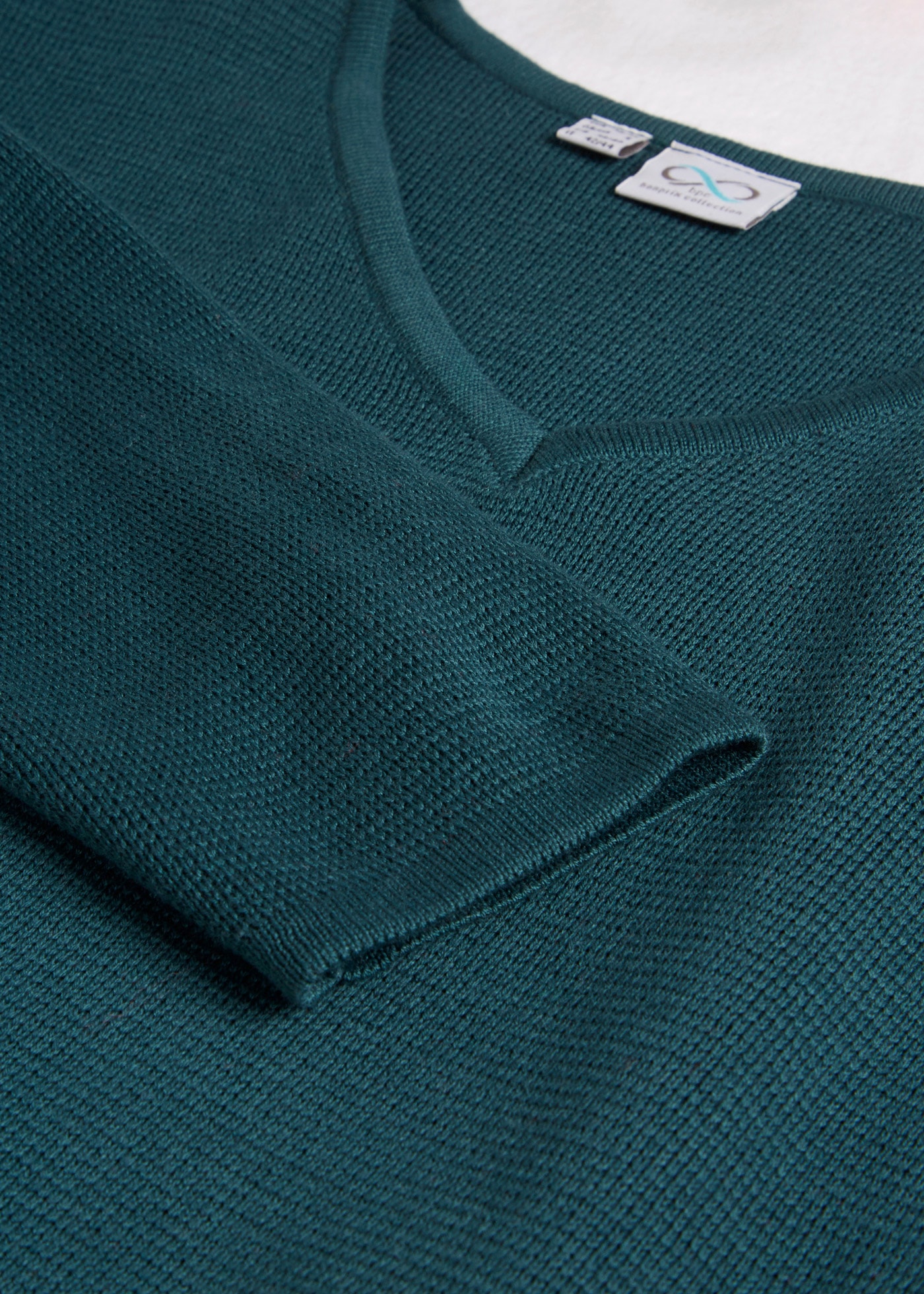 bonprix Strickpullover »Milano Rib Pullover mit V-Ausschnitt« Milano Rib Pullover mit V-Ausschnitt