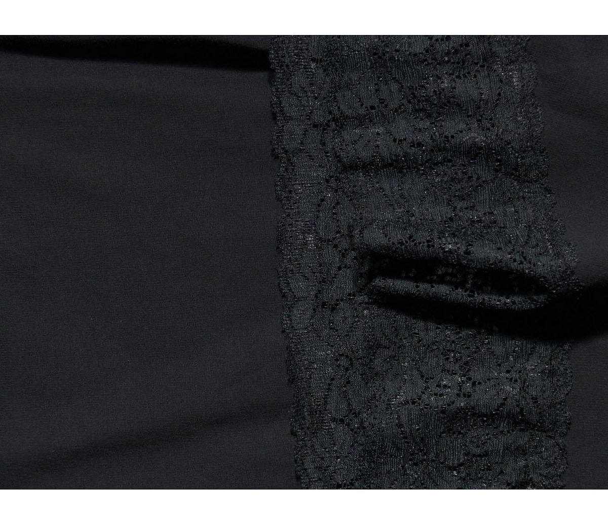 Sheego Longtop »Große Größen«, mit Spitzenbordüre am Saum
