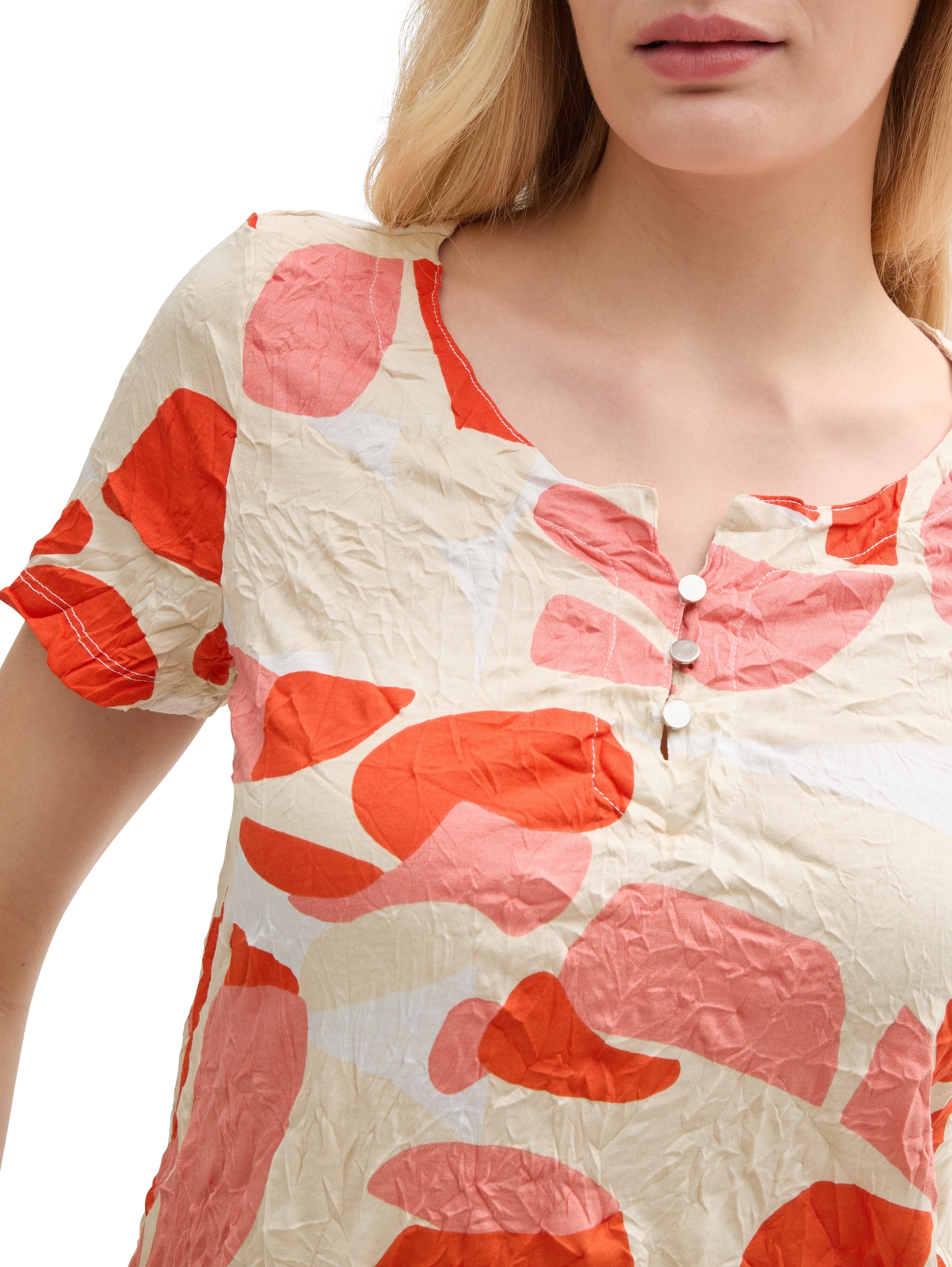 TOM TAILOR T-Shirt, mit All-Over Print