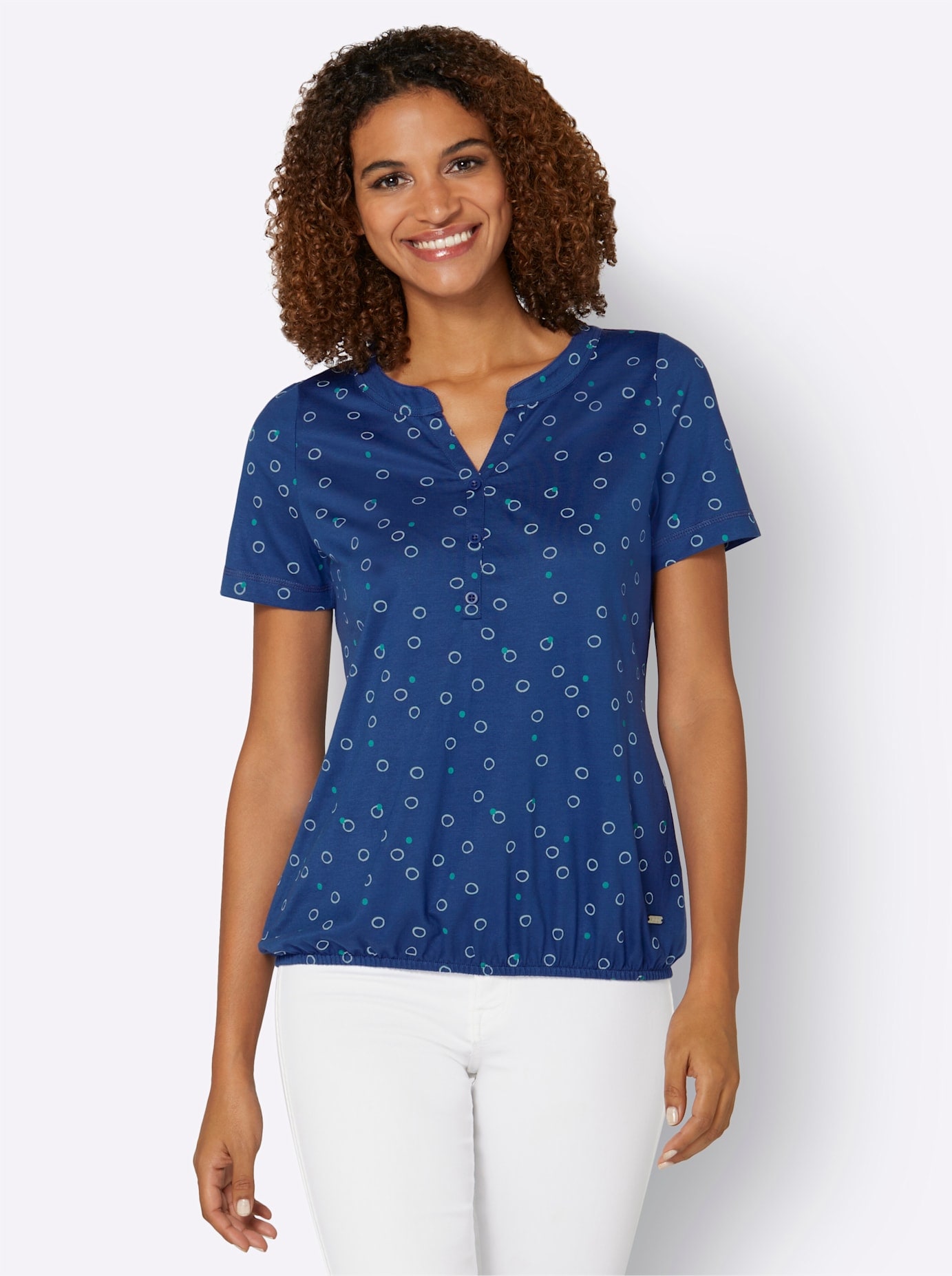 Casual Looks Print-Shirt "Shirt" 1 Stk. tlg. günstig online kaufen