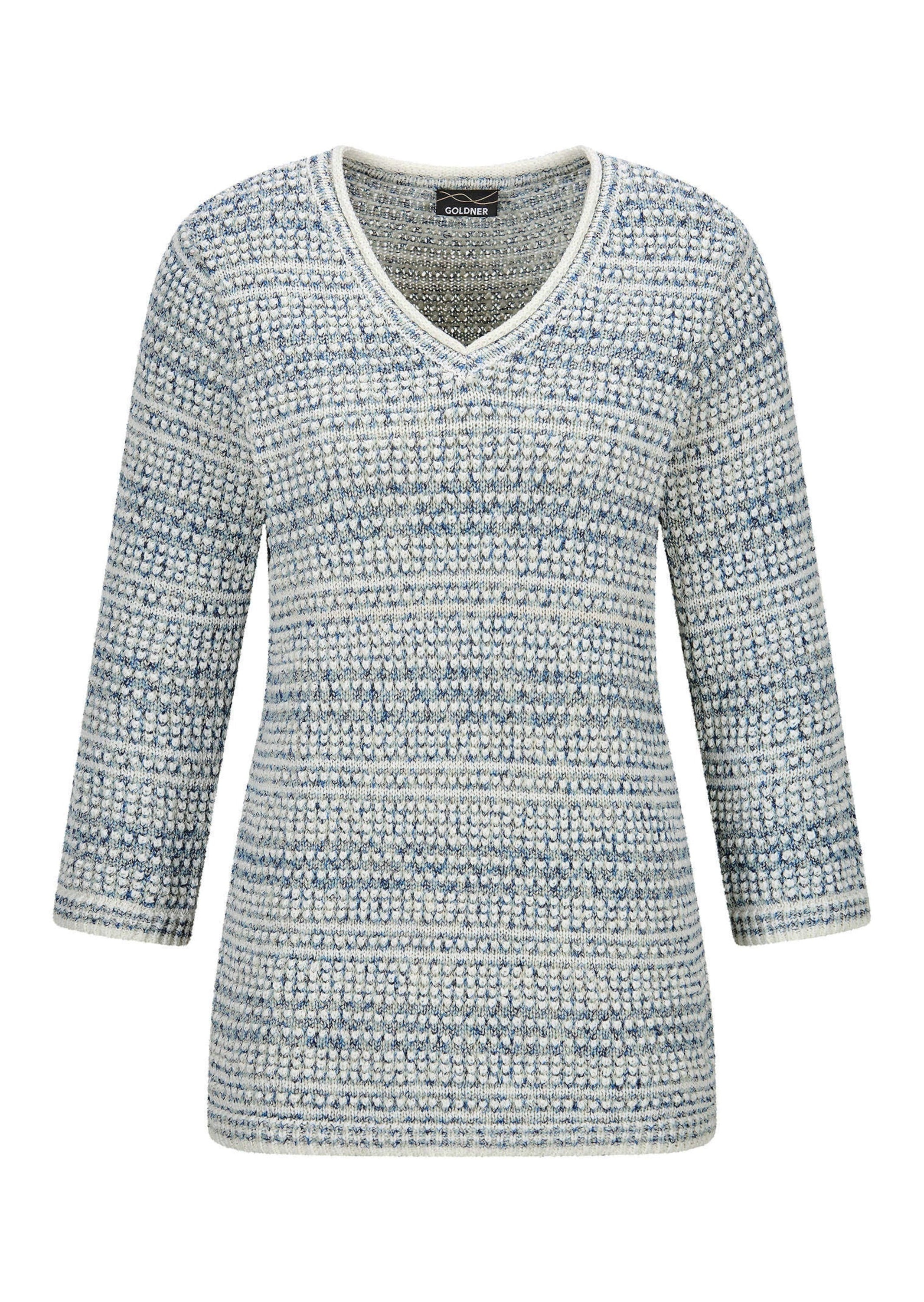 GOLDNER Rundhalspullover "Strukturpullover mit 3D-Effekt" Faszinierende 3D- günstig online kaufen