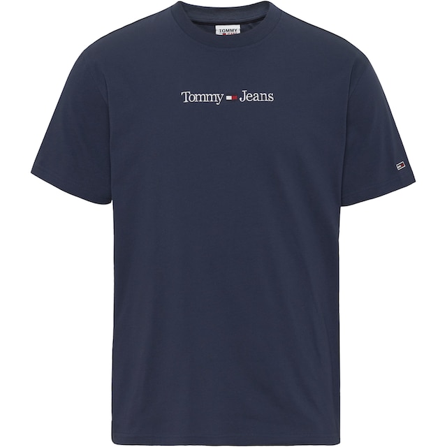 Tommy Jeans T-Shirt »TJM CLASSIC LINEAR LOGO TEE«, mit Logostickerei ▷  kaufen | BAUR
