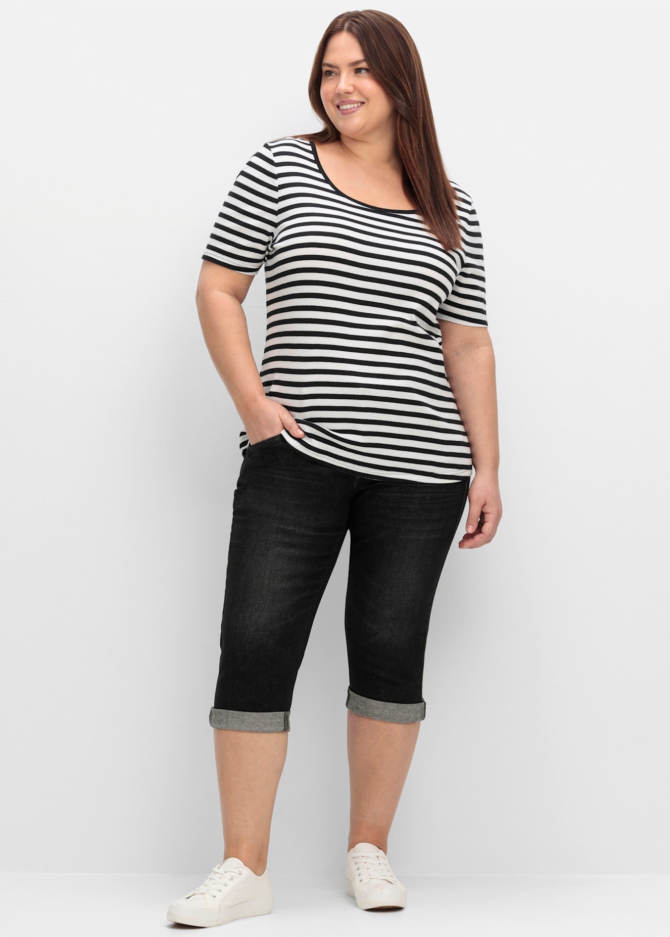 Sheego 5-Pocket-Jeans, (1 tlg.) günstig online kaufen