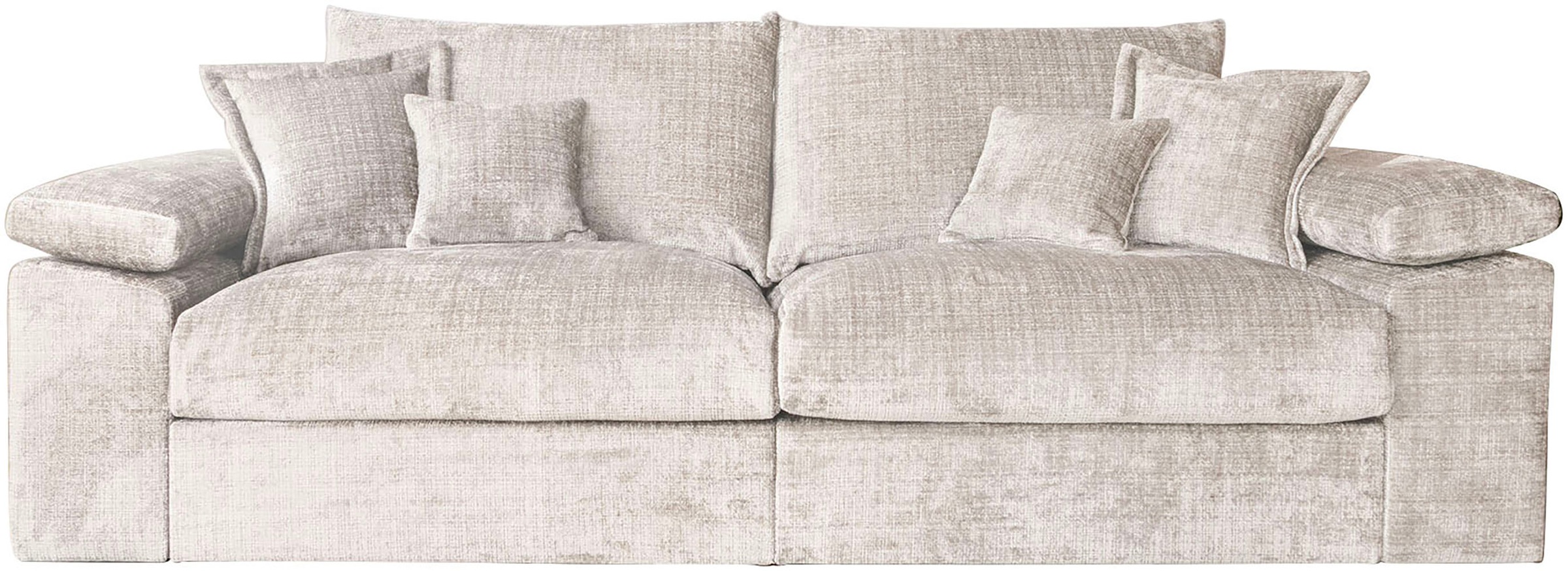 Big-Sofa HOME AFFAIRE, B:246cm T:123cm, beige, 100% Polyester, Sofas, "Soft&Cosy XL, B: 246 cm - OTTO. Verlässliche Qualität.", Mega-Sofa, Cord oder