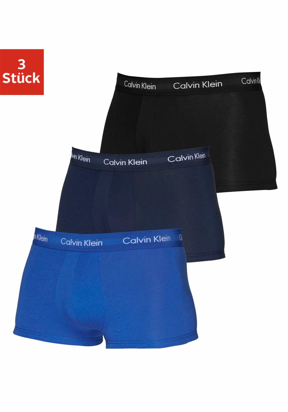 Calvin Klein Underwear 1100000002199 "CK Low Rise Trunk 3 PACK" 3 Stk. in blautönen