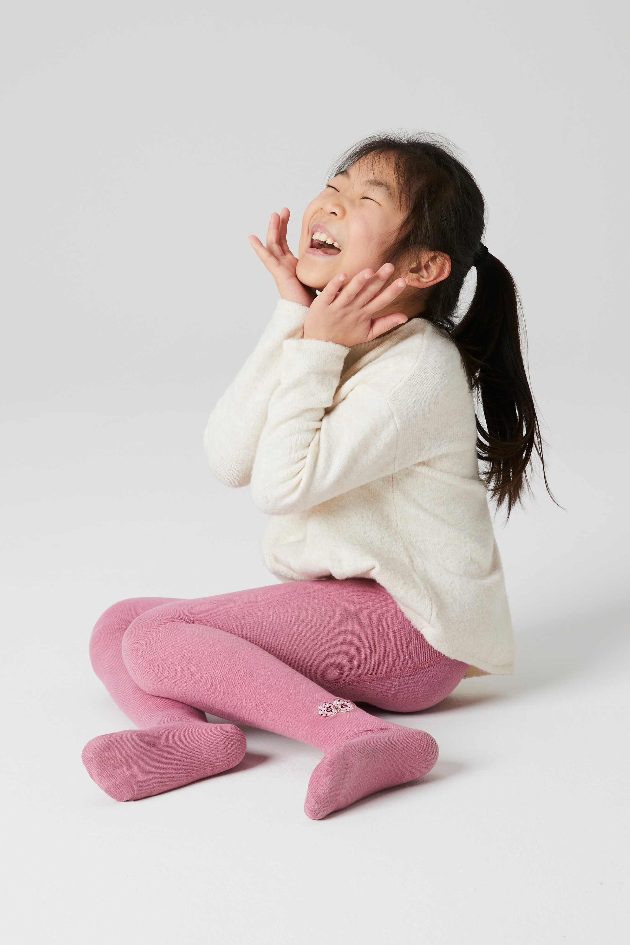 H.I.S Strickstrumpfhose Packung, 3 Stk. tlg. mit kleinen Stickereien