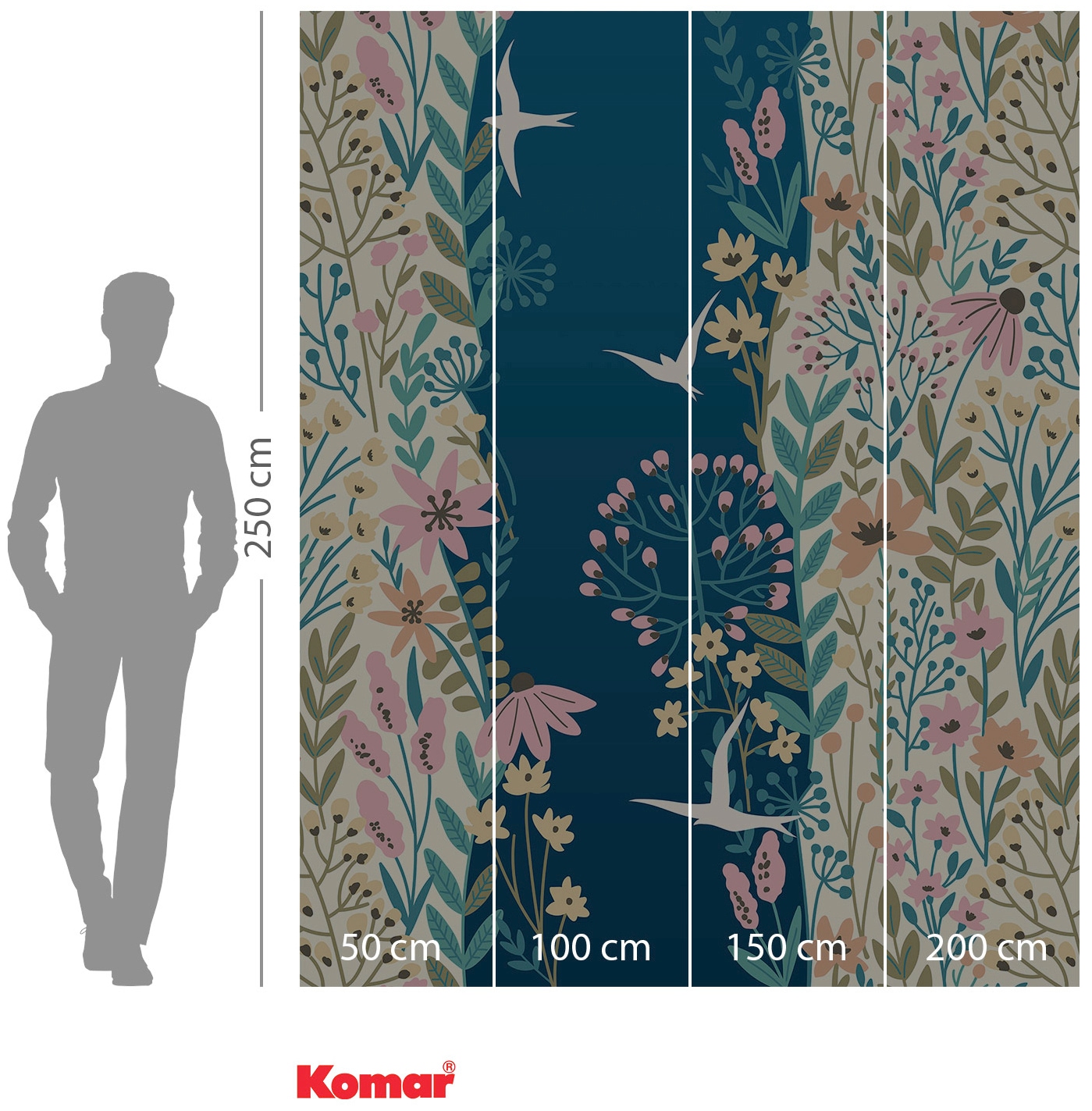 Komar Vliestapete »Digitaldruck Vlies - Canyon of Dreams - Größe 200 x 250 cm«, bedruckt, Wohnzimmer, Schlafzimmer