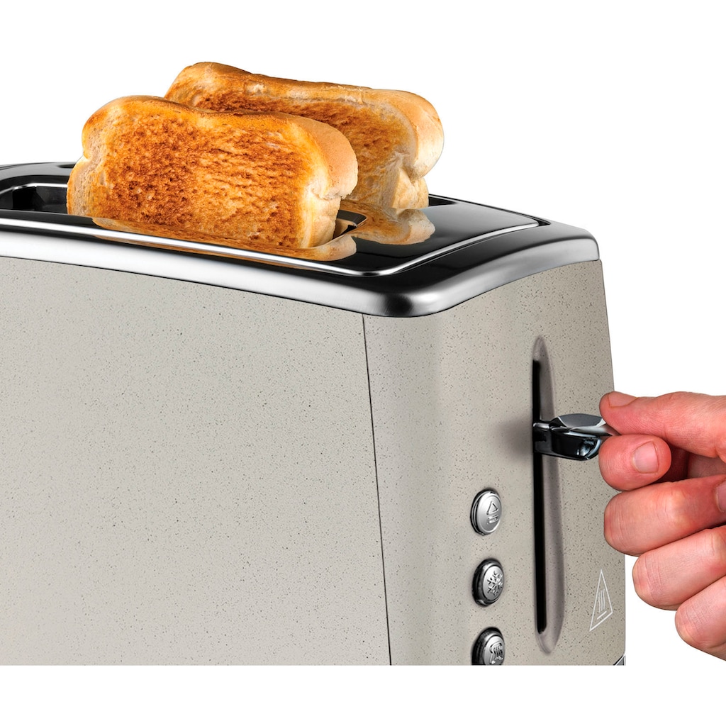 RUSSELL HOBBS Toaster »Luna Stone 26970-56«, 2 Schlitze, für 2 Scheiben, 1550 W