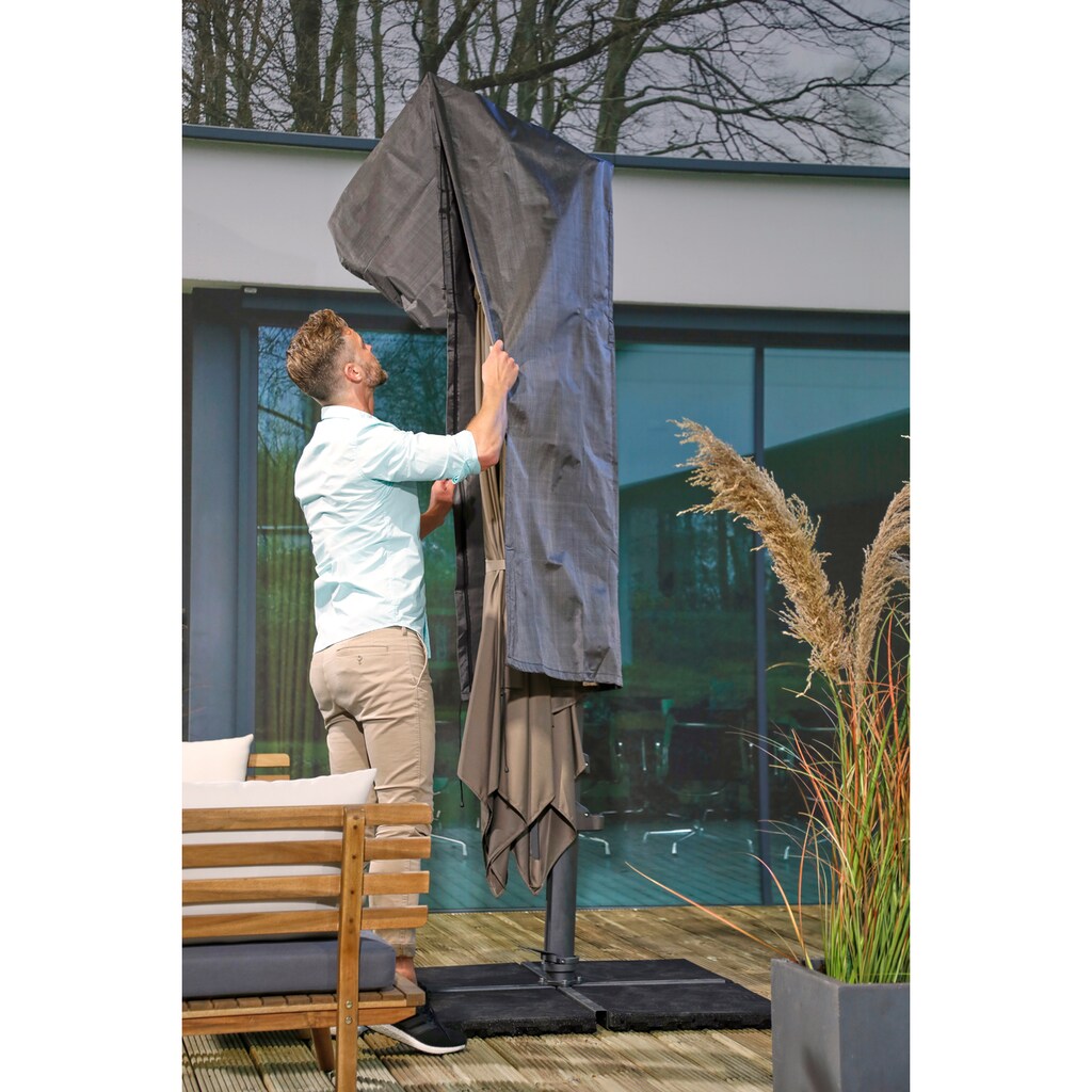 winza outdoor covers Sonnenschirm-Schutzhülle, geeignet für Schirme bis ø 450 cm