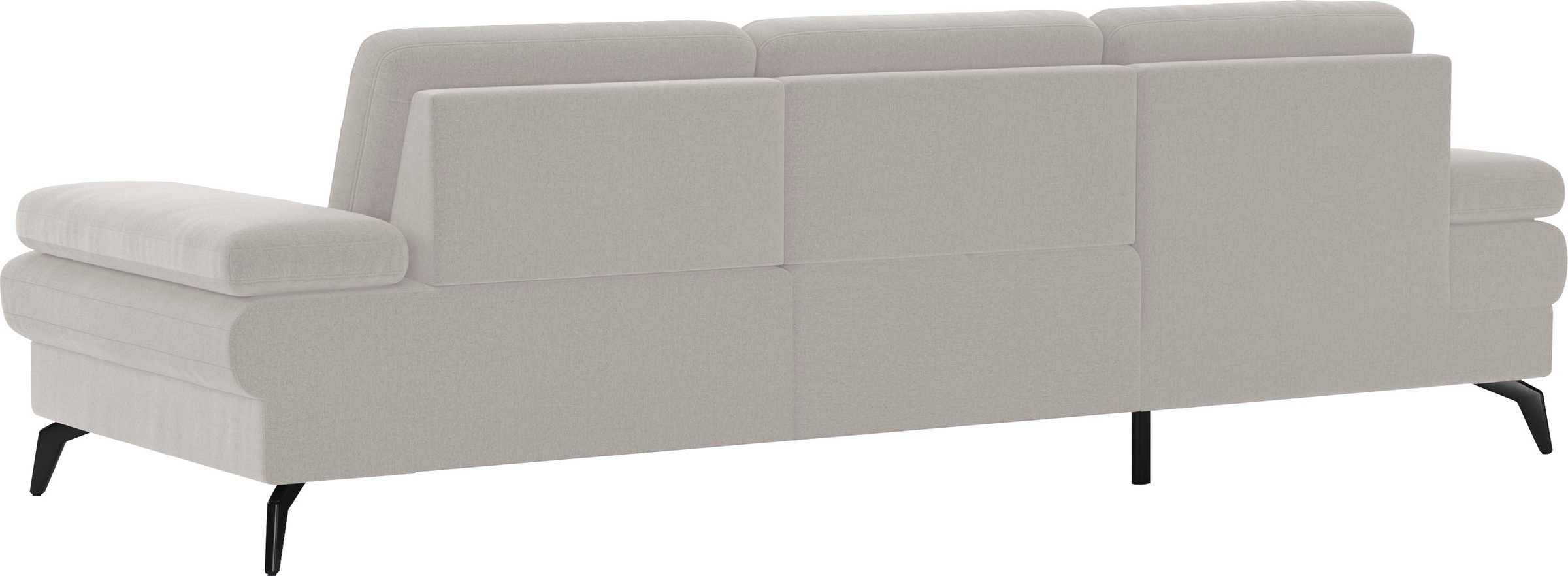 sit&more Ecksofa »Morris L-Form, inkl. Sitztiefenverstellung«, wahlweise mit Armteilverstellung, Bettfunktion & Bettkasten