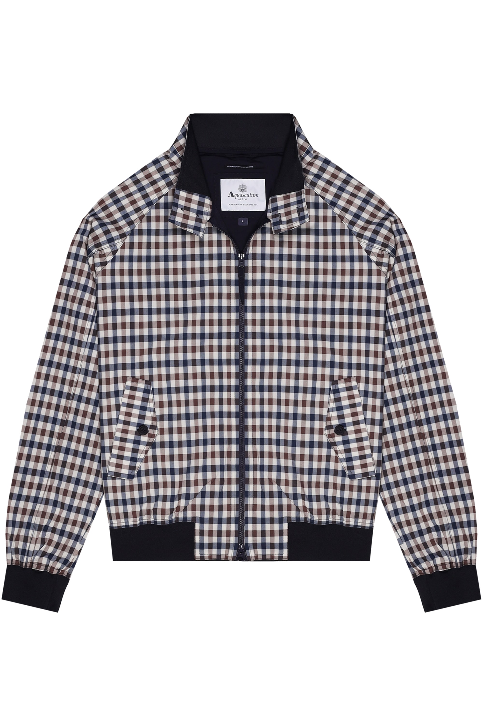 Aquascutum Active Wolljacke "STRETCH HARRINGTON Herren" ohne Kapuze Blousonjacke Herren, leichte Jacke, Sportjacke, Wetterjacke, Sale
