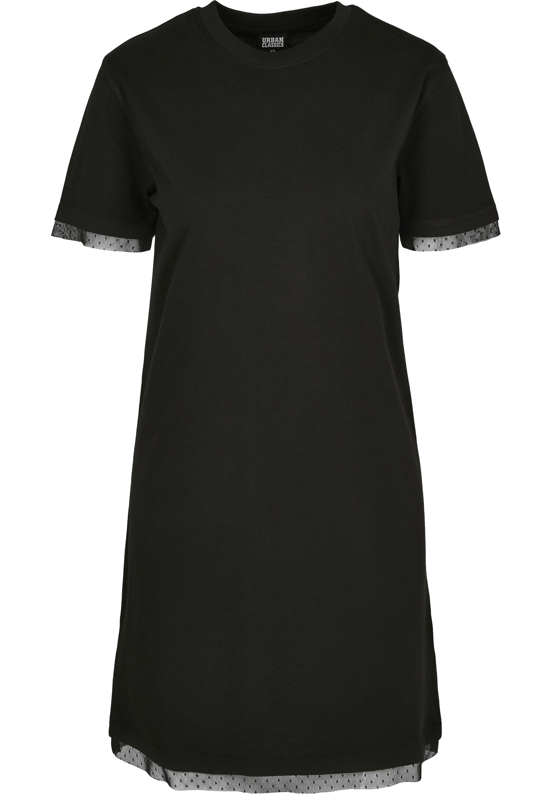 URBAN CLASSICS Shirtkleid "Urban Classics Damen Ladies Boxy Lace Hem Tee Dr günstig online kaufen