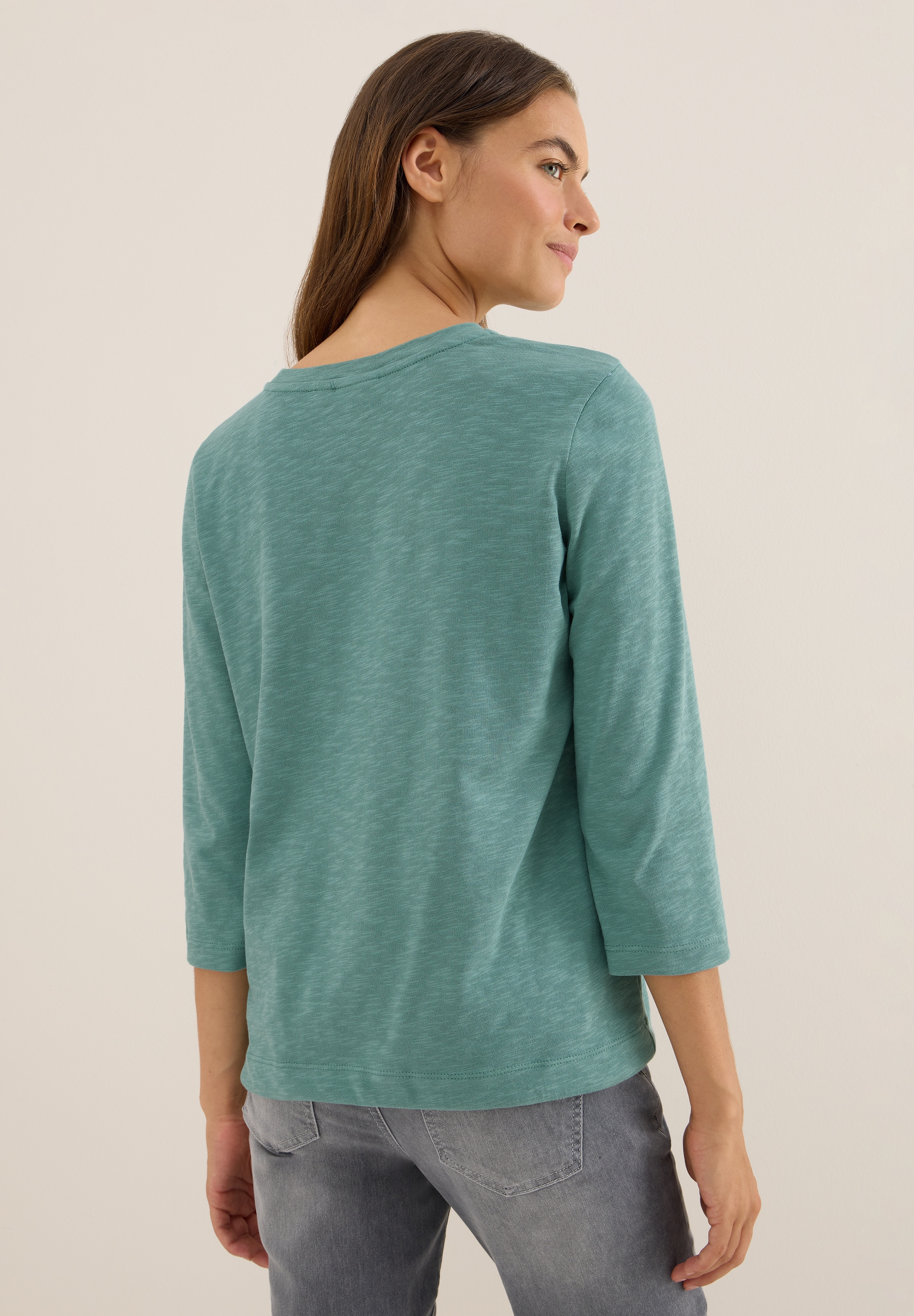 Cecil 3/4-Arm-Shirt, aus reiner Baumwolle