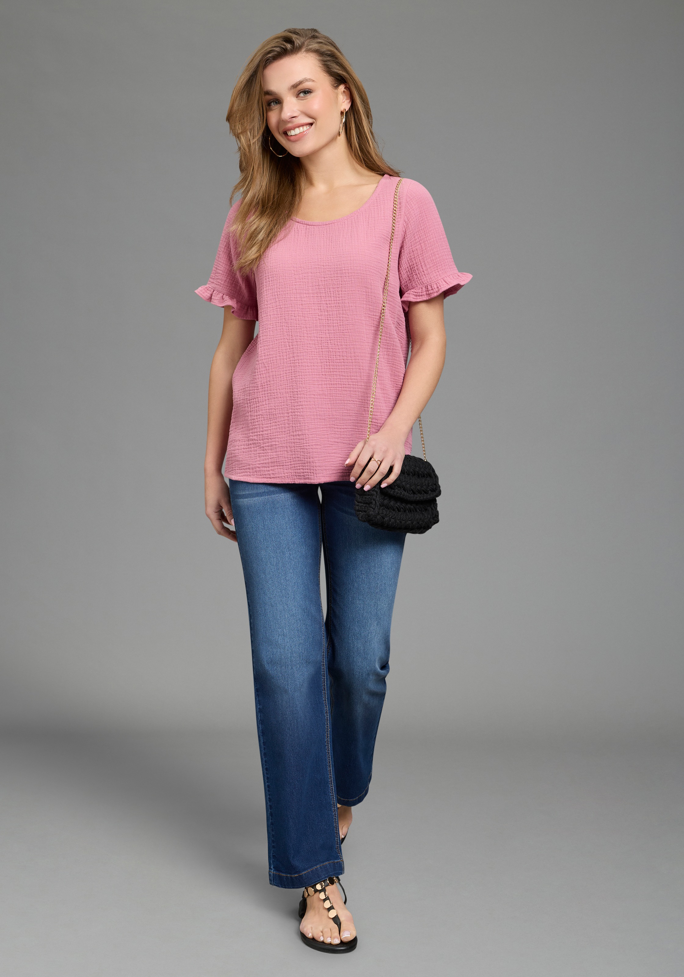 Laura Scott Laura Scott Women's Blouse Berry 40 3