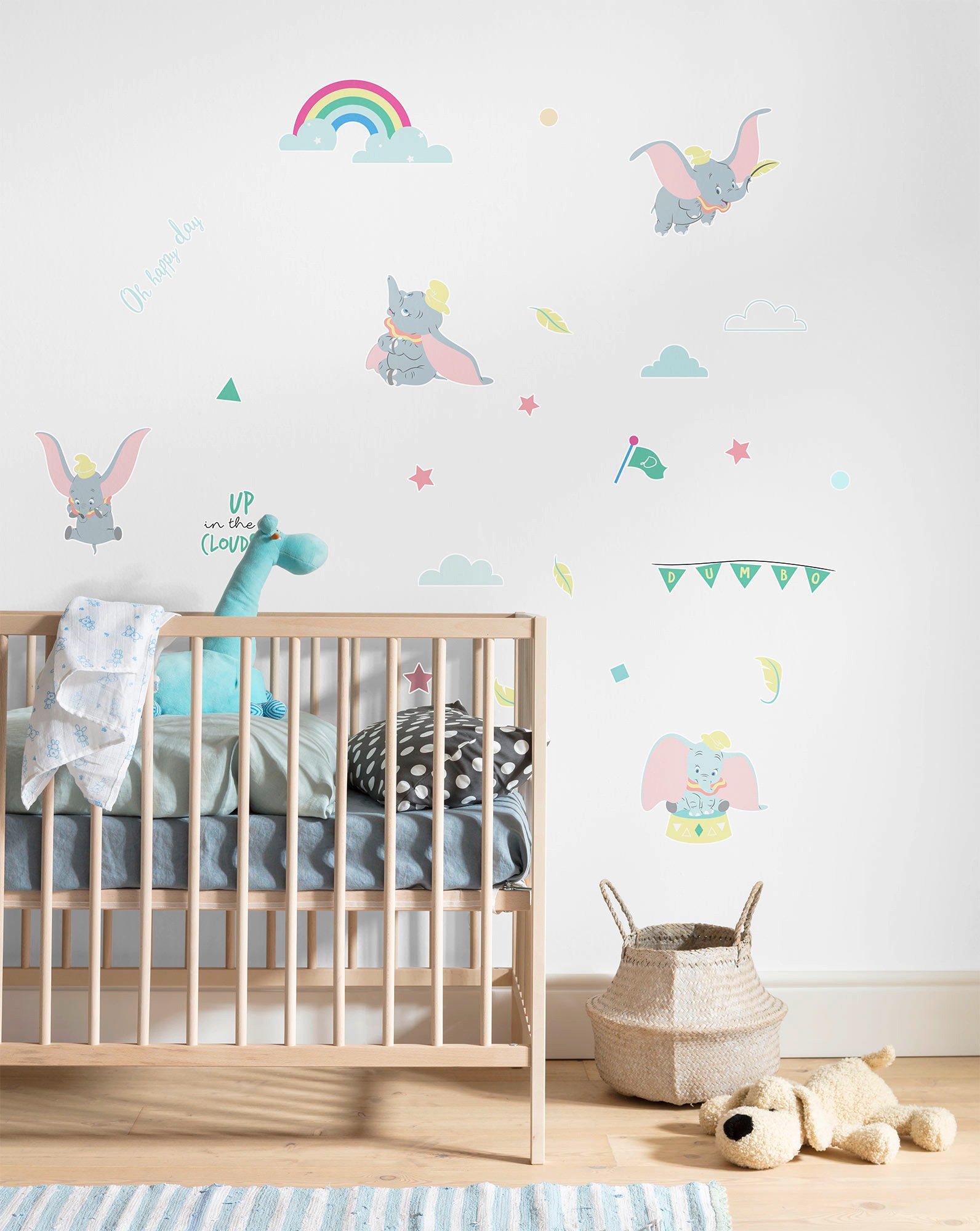 Komar Wandtattoo Dumbo Daydream Disney Dumbo Daydream B/L: ca. 50x70 cm günstig online kaufen