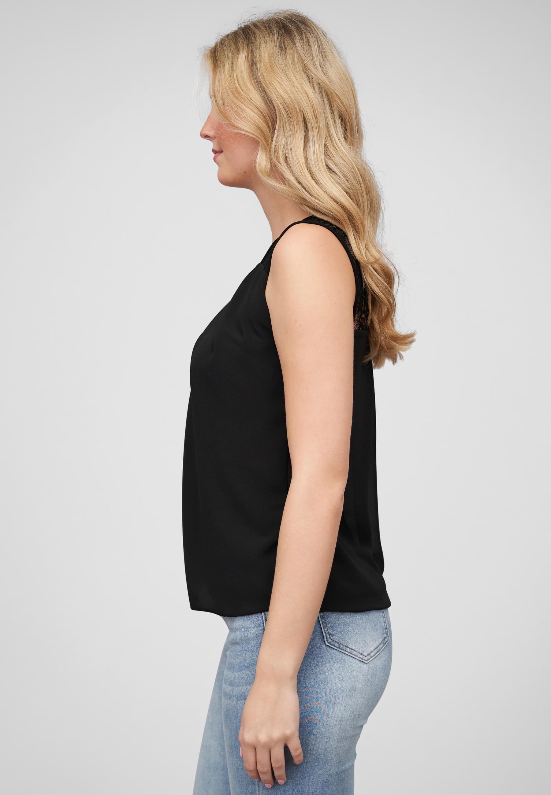 CLOUD 5IVE Klassische Bluse »CLOUD 5IVE Damen Cloud5ive Damen Chiffon Top mit Spitzendetails«