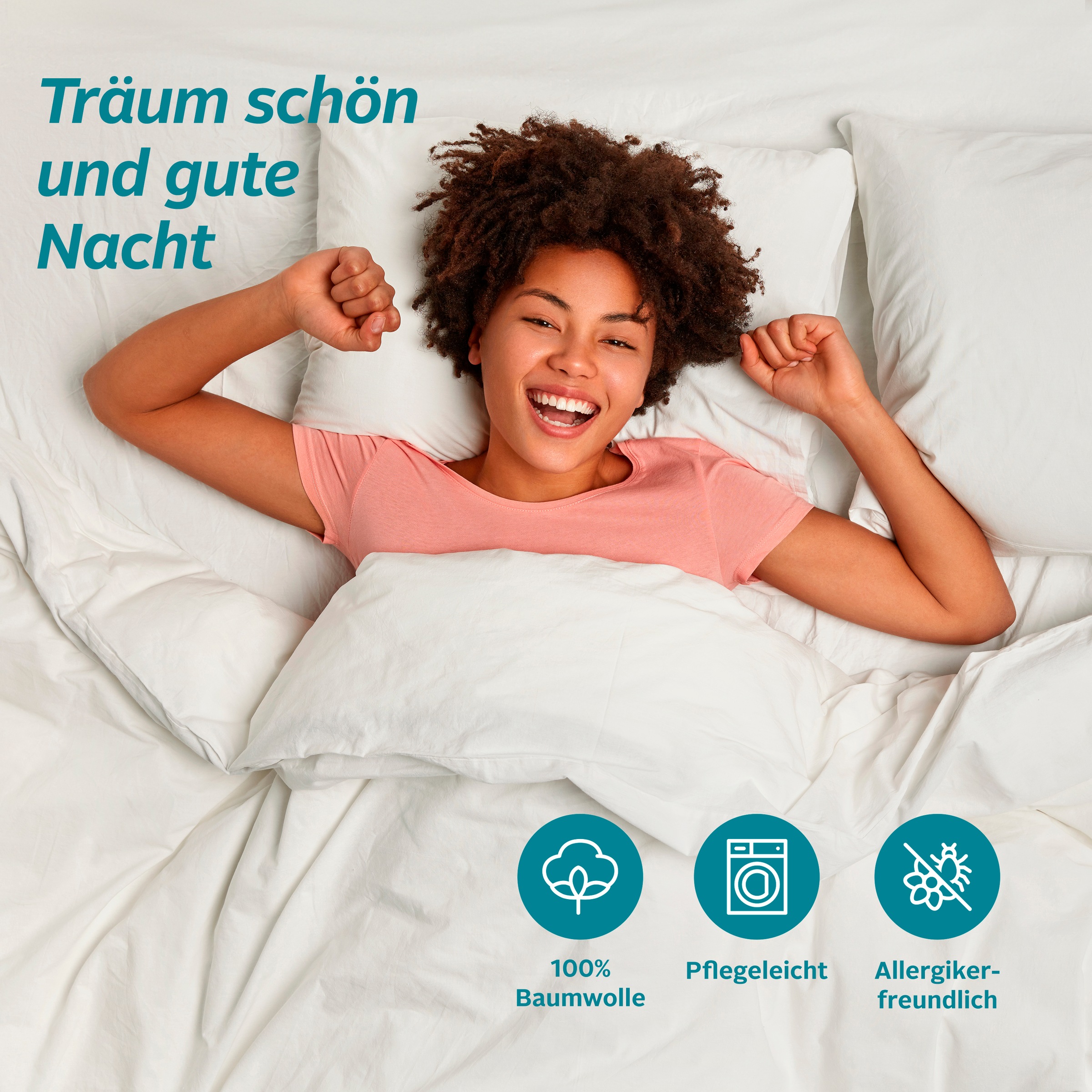 andas Spannbettlaken »Greta, Bettlaken, Edel Jersey, Premium Qualität in 150 g/m², hohe Fadendichte, mit Gummizug, 100% hautfreundliche Baumwolle, nachhaltig, unterstützt die Initiative Cotton made in Africa, bügelfrei, trocknergeeignet, (1 St.)