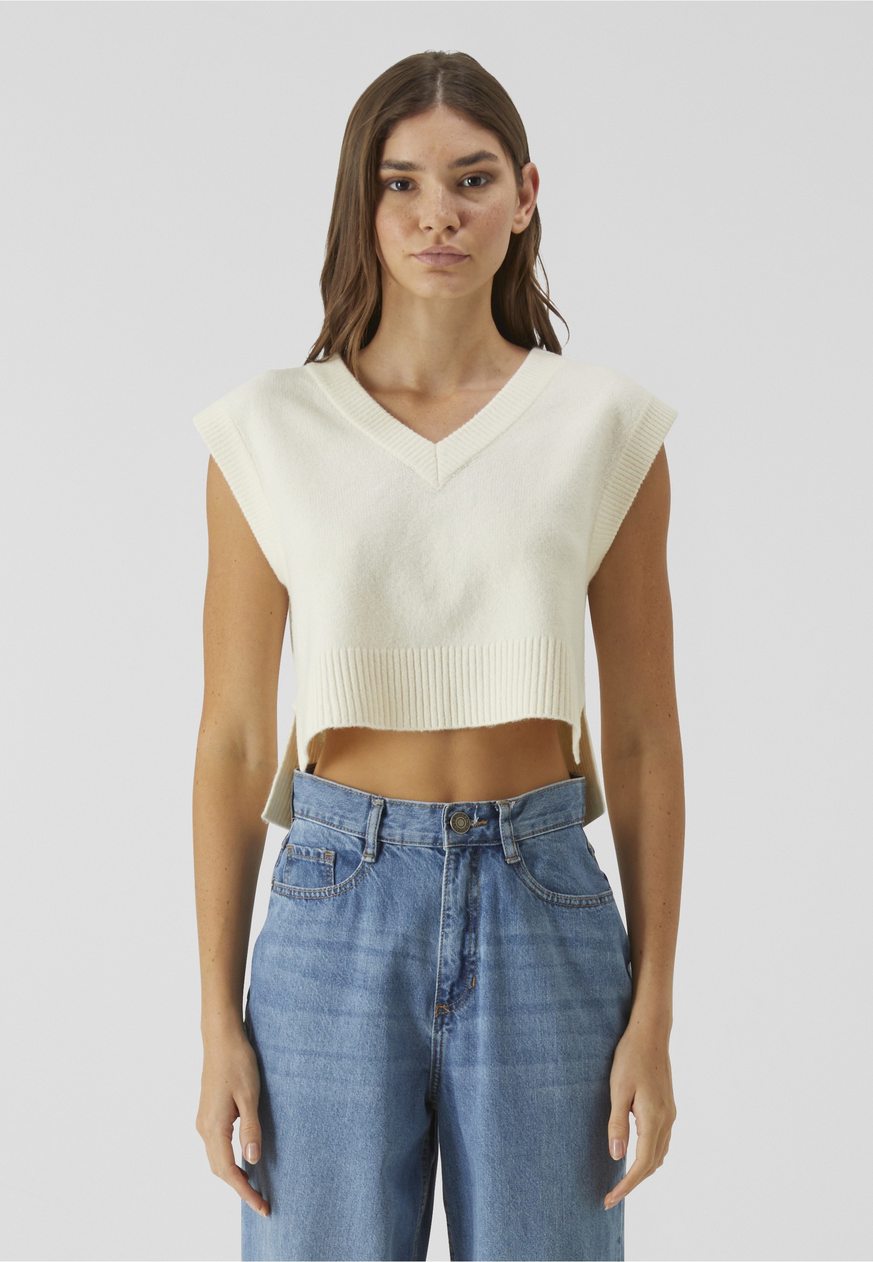 URBAN CLASSICS Steppweste »Urban Classics Ladies Soft Knit Pullunder«