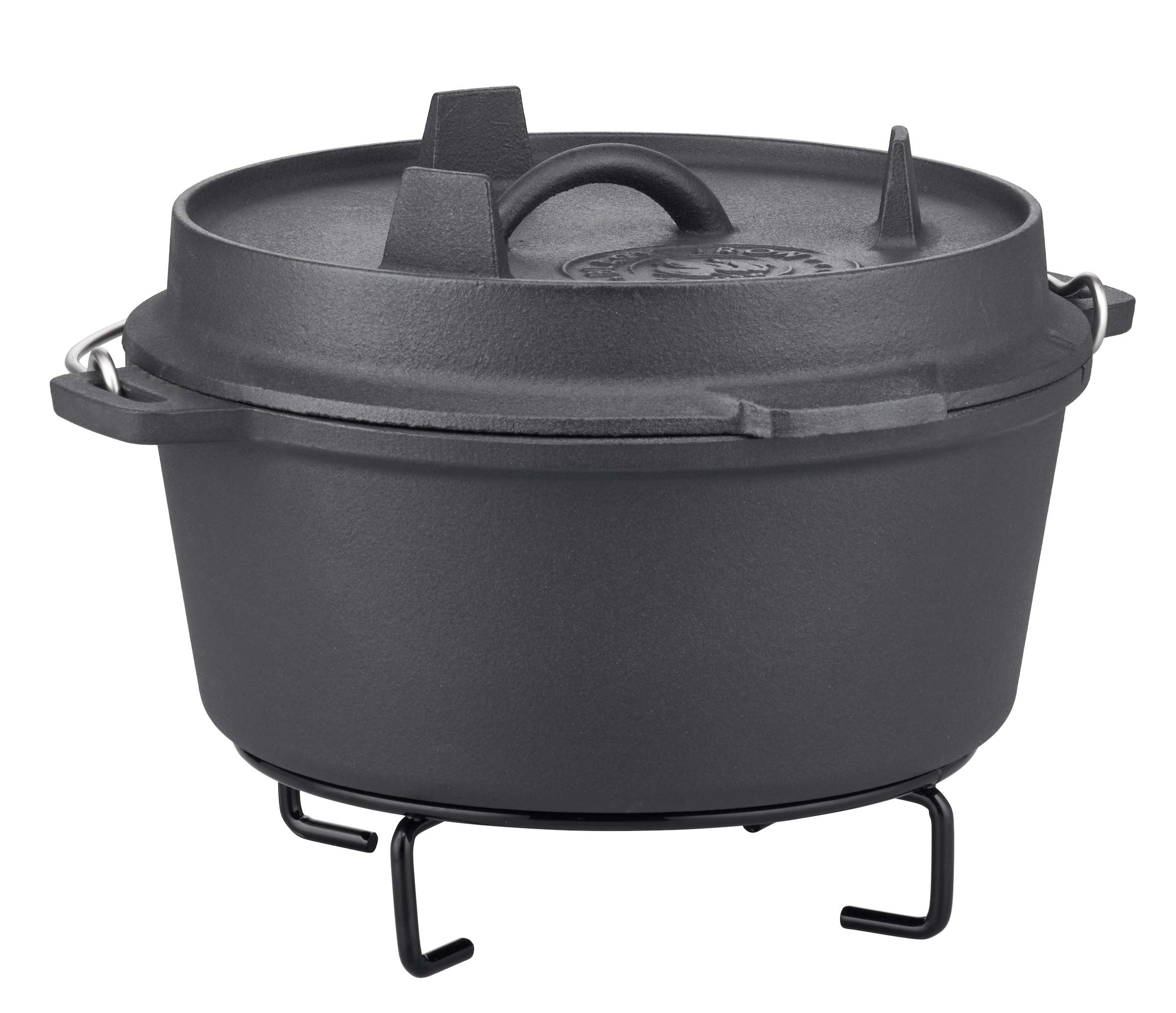 GSW Feuertopf »Black Iron BBQ« 1 tlg. tlg. Gusseisen