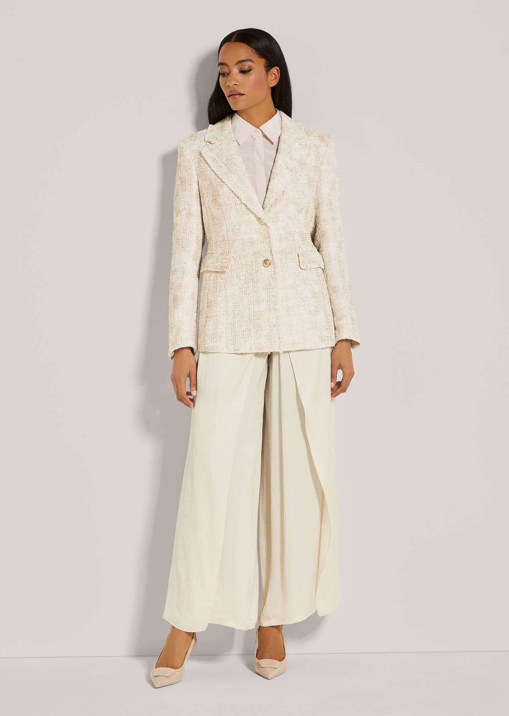 Thumbnail - MADELEINE Jerseyblazer "Blazer Bouclé-Blazer mit Fransen-Akzenten"