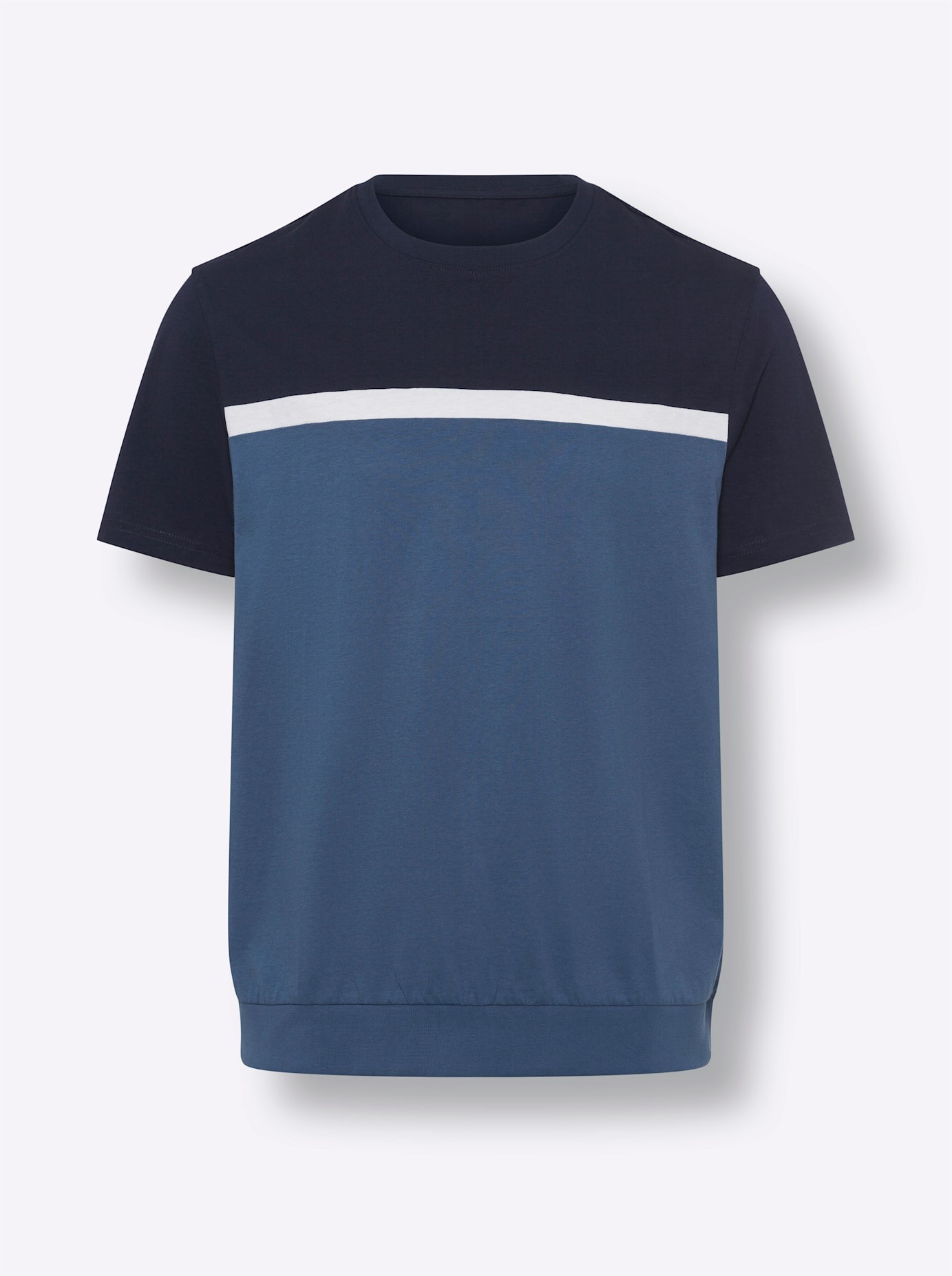 Classic Rundhalsshirt »Rundhals-Shirt«, (1 tlg.)