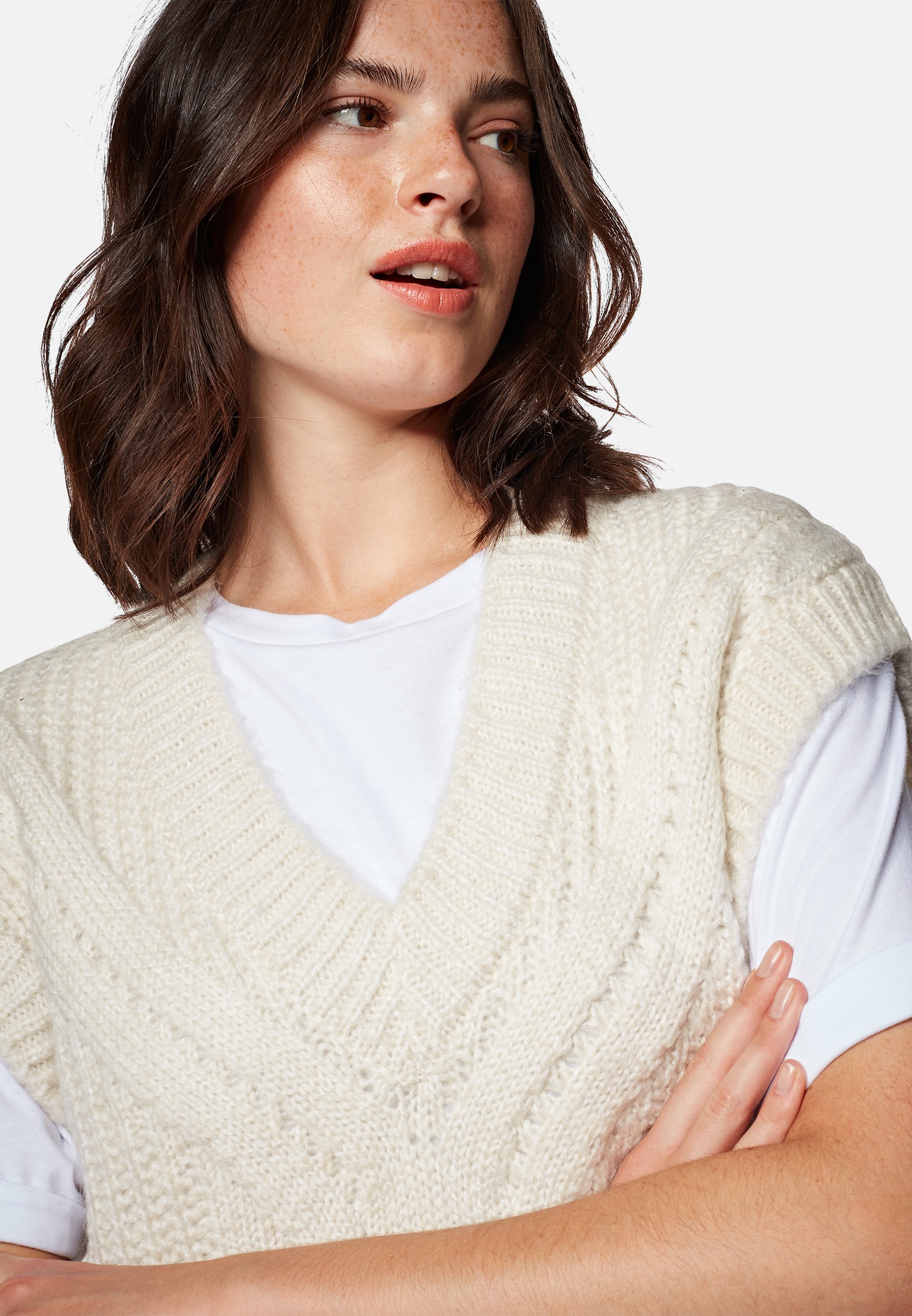 Mavi Pullunder »SLEEVELESS SWEATER«, Strickpullunder mit Muster
