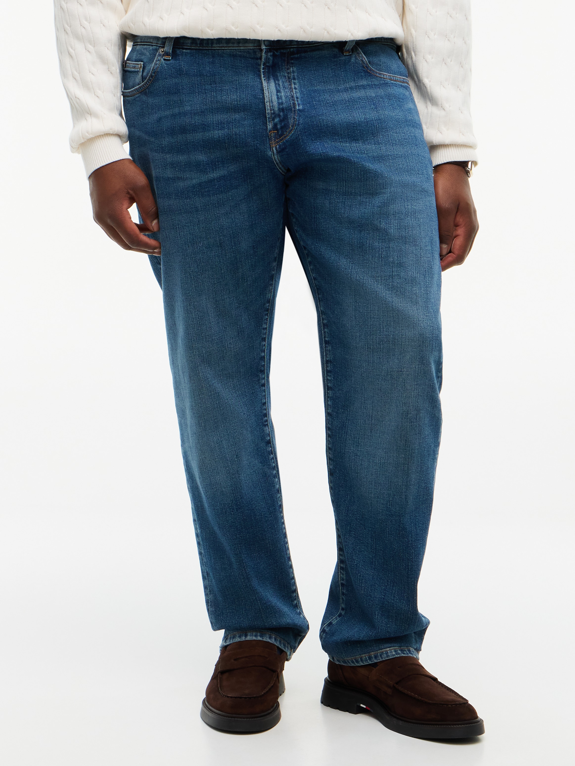 Tommy Hilfiger Big & Tall Regular-fit-Jeans "BT-MADISON" mit Fade-Effekten, regular fit, gerades Bein, Große Größen