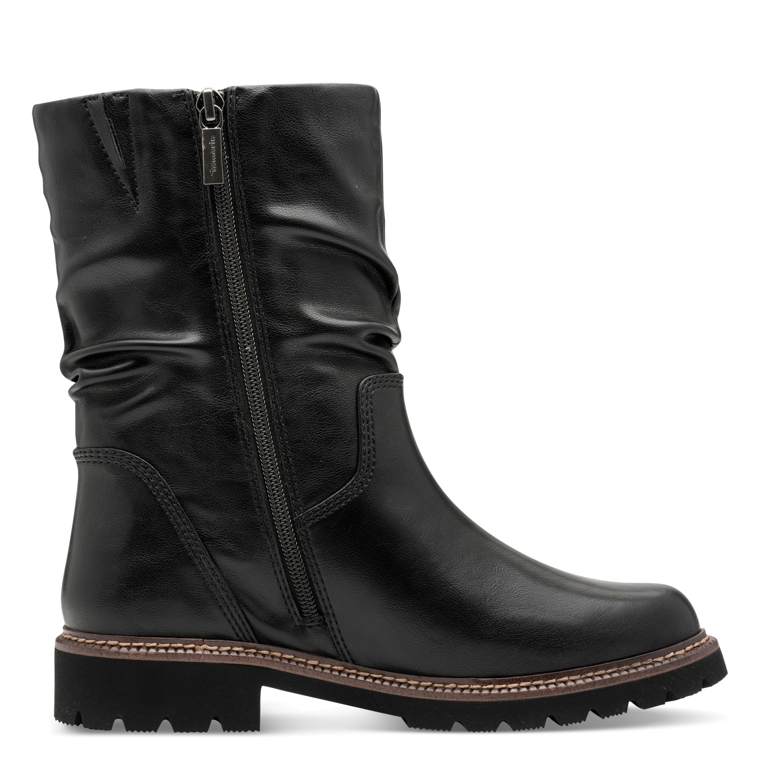 Tamaris Stiefelette  , Blockabsatz, Kurzstiefel, Boots in veganer Verarbeitung