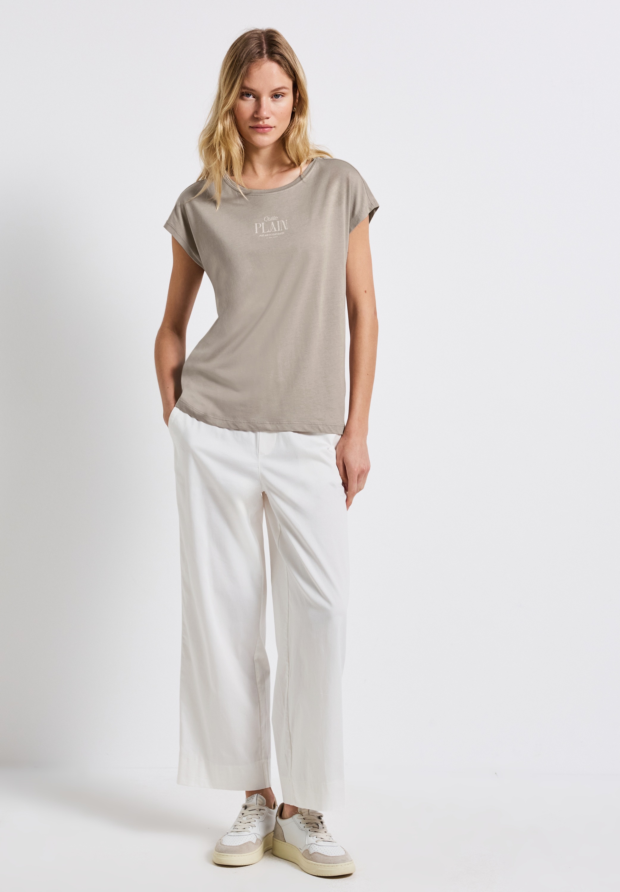 STREET ONE T-Shirt, im soften Baumwoll-Mix