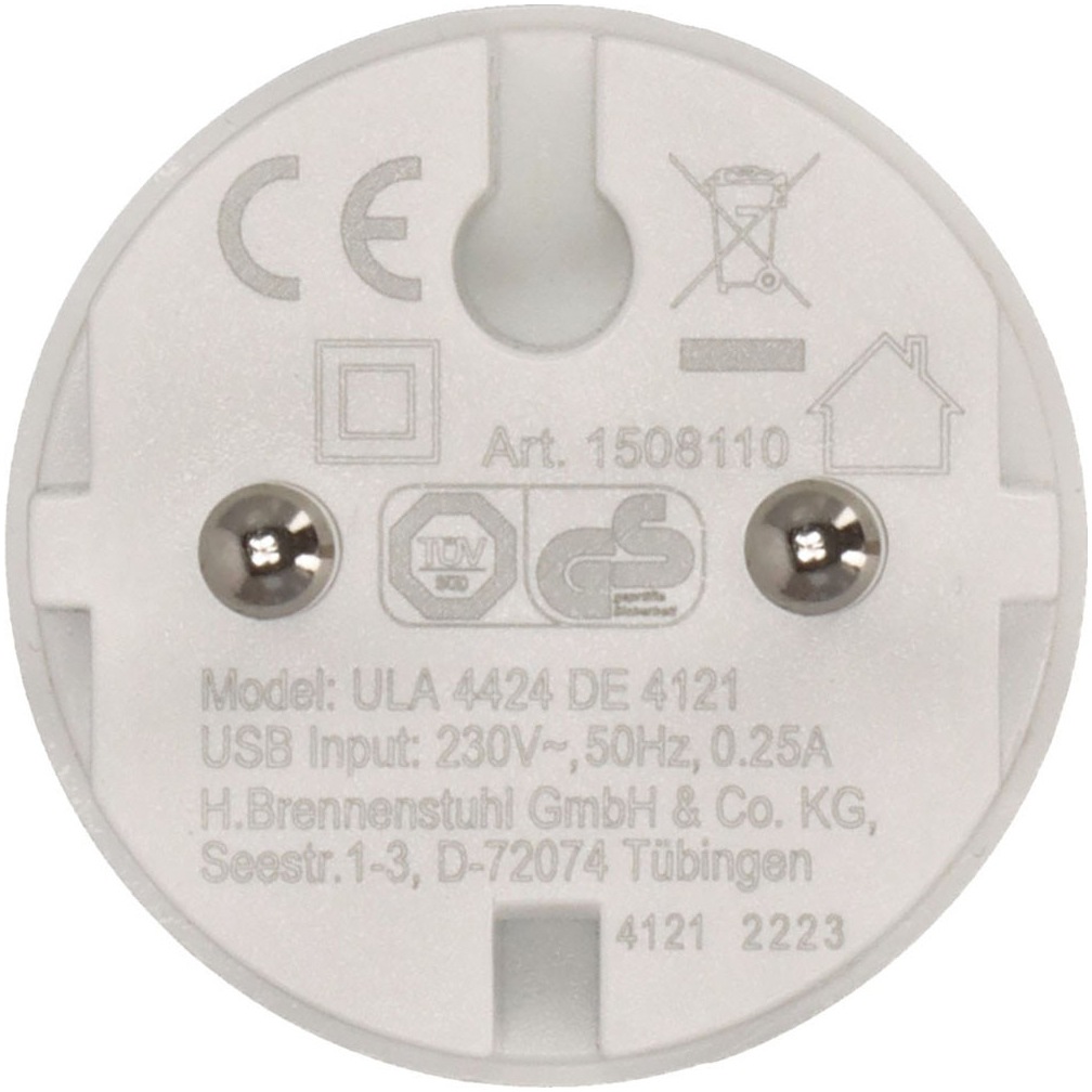 Brennenstuhl Steckdose »Steckdoseneinsatz mit USB«