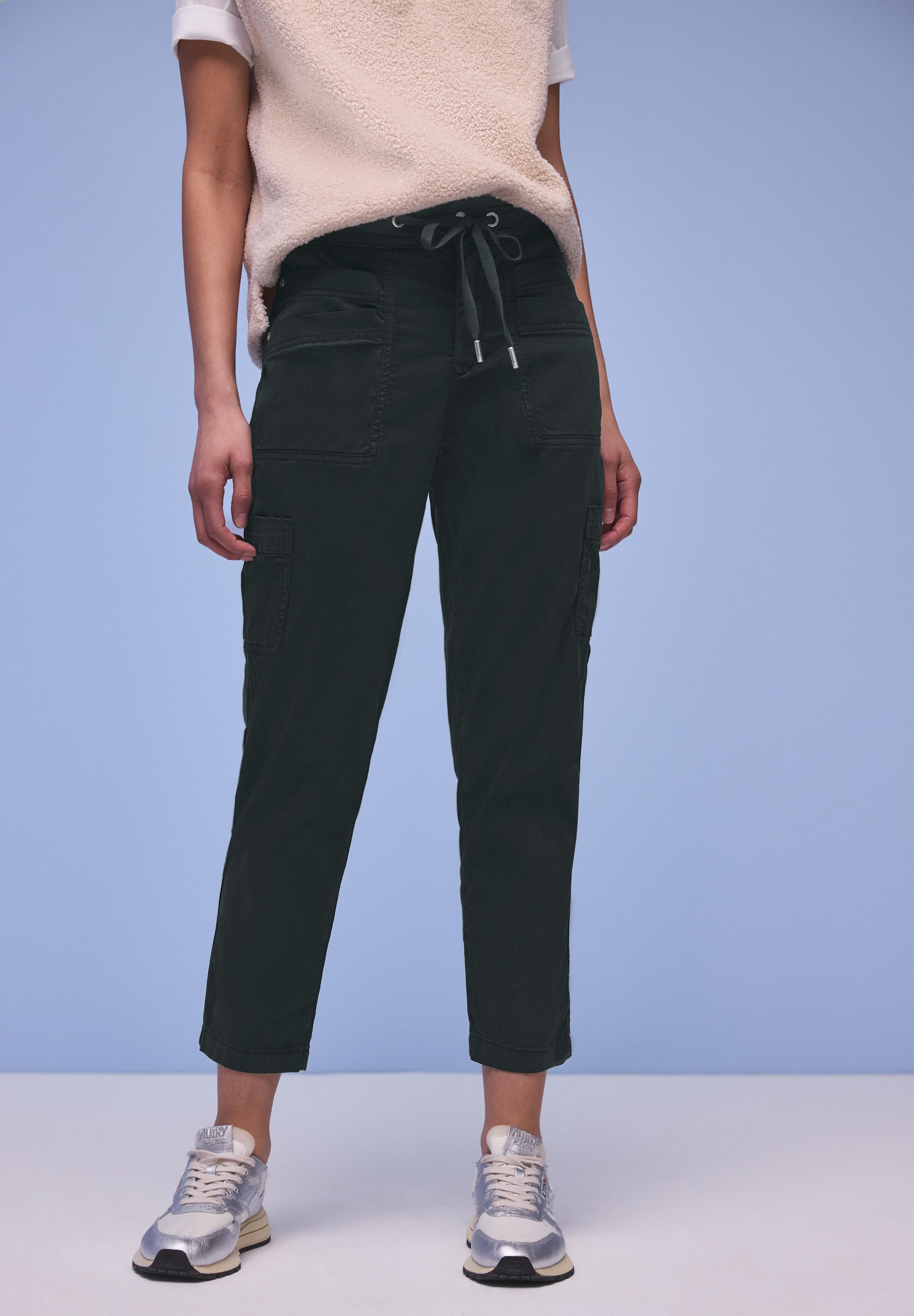 STREET ONE Jogger Pants »Style Bonny«  mit Cargo-Taschen und Kordelzug