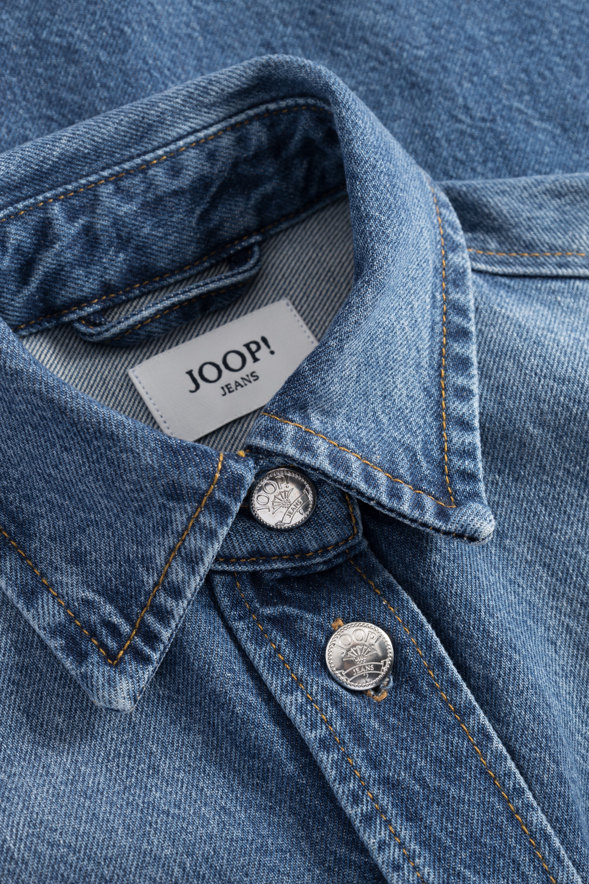 Joop Jeans Jeansbluse »Udela«, Mit Rundhalsausschnitt