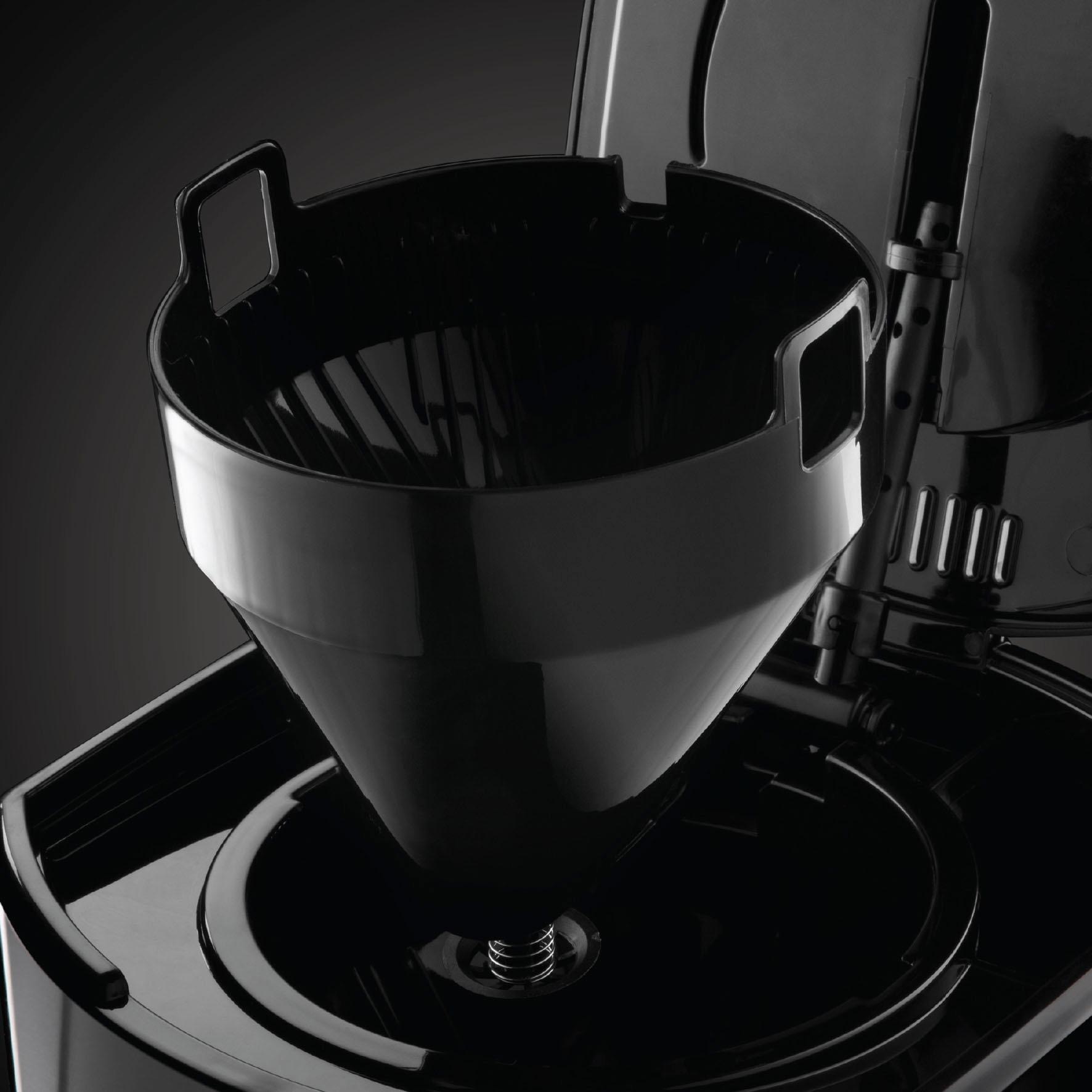 RUSSELL HOBBS Filterkaffeemaschine »Luna Moonlight Grey 23241-56«, 1,5 l Kaffeekanne, Papierfilter, 1x4, mit fingerabdruckresistenter Lackierung