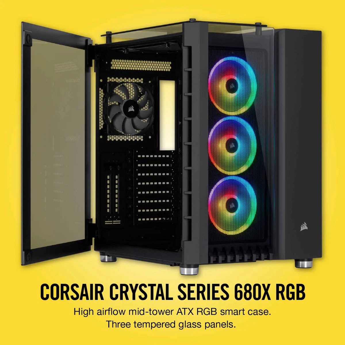 Corsair PC-Gehäuse »680X RGB Midi Tower«