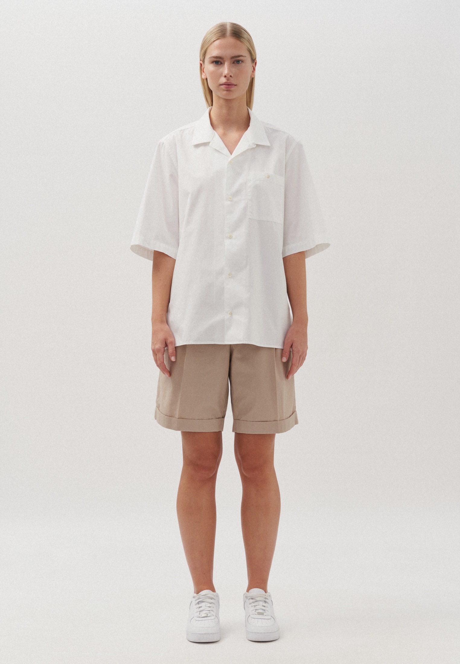 studio seidensticker "Studio" Regular Kurzarm Reverskragen Uni günstig online kaufen