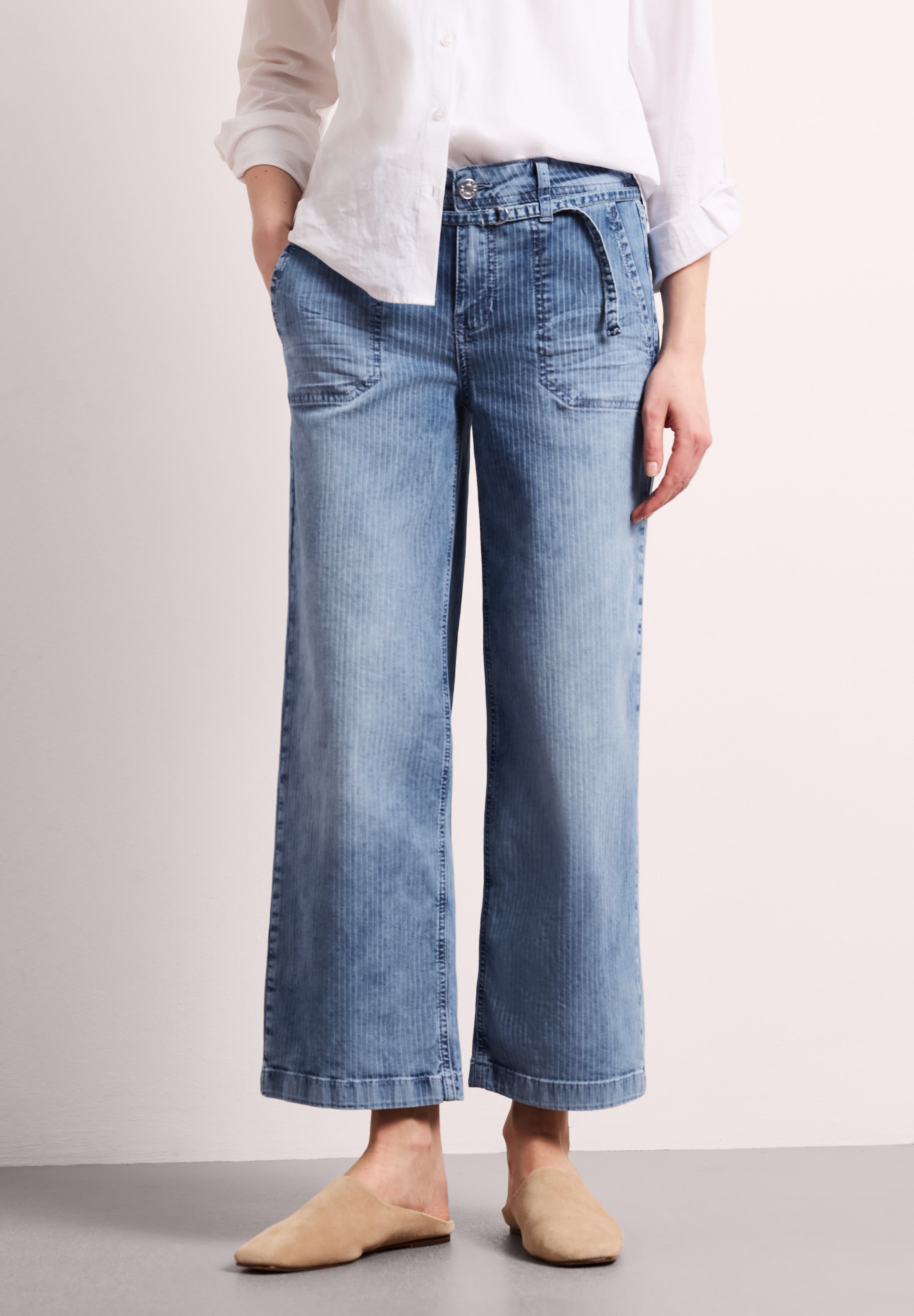 STREET ONE Loose-fit-Jeans im Denim-Style